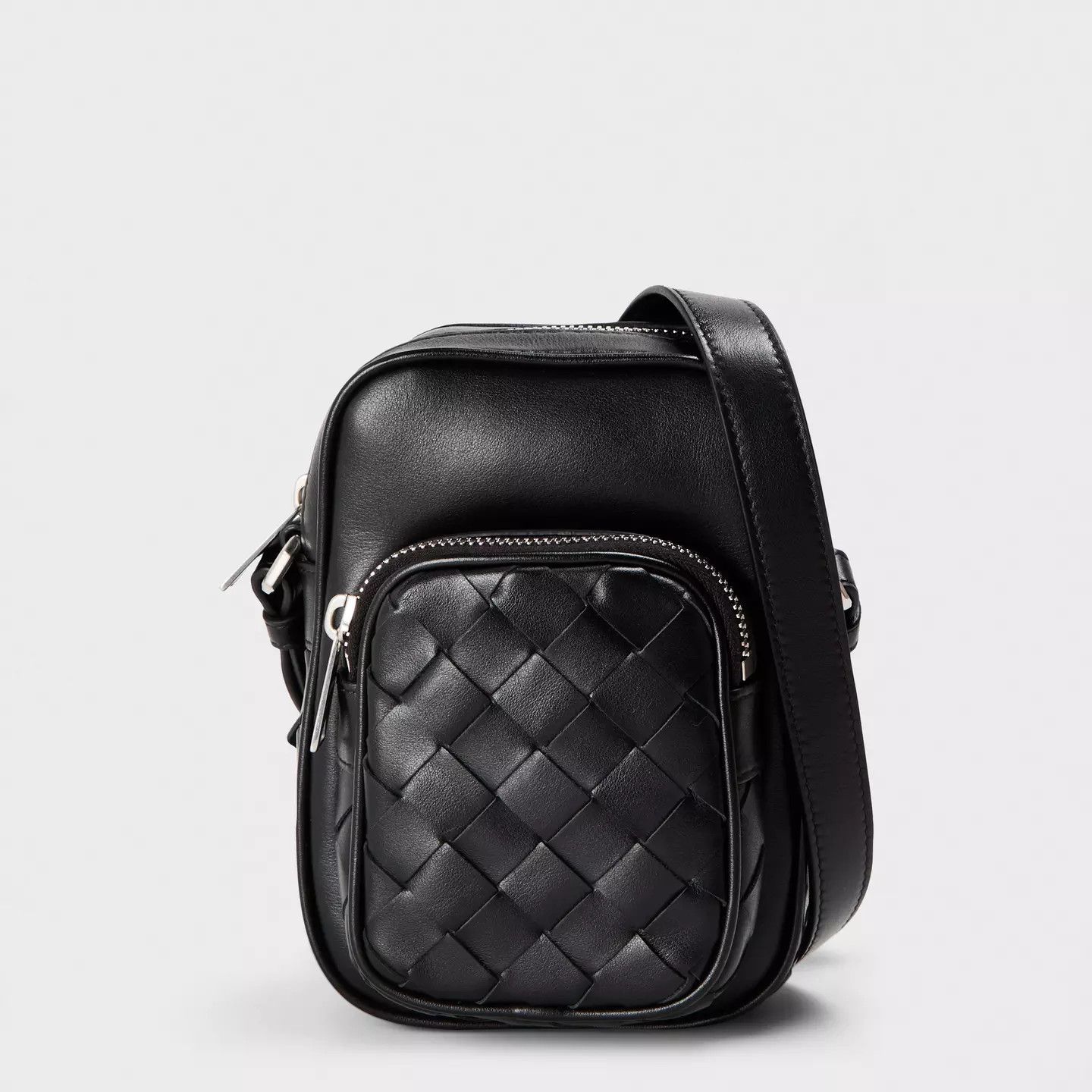 Bottega Veneta o1g2r1mq0426 Size: OS / Adjustable Strap Crossbody Bag Black Size ONE SIZE - 1 Thumbnail