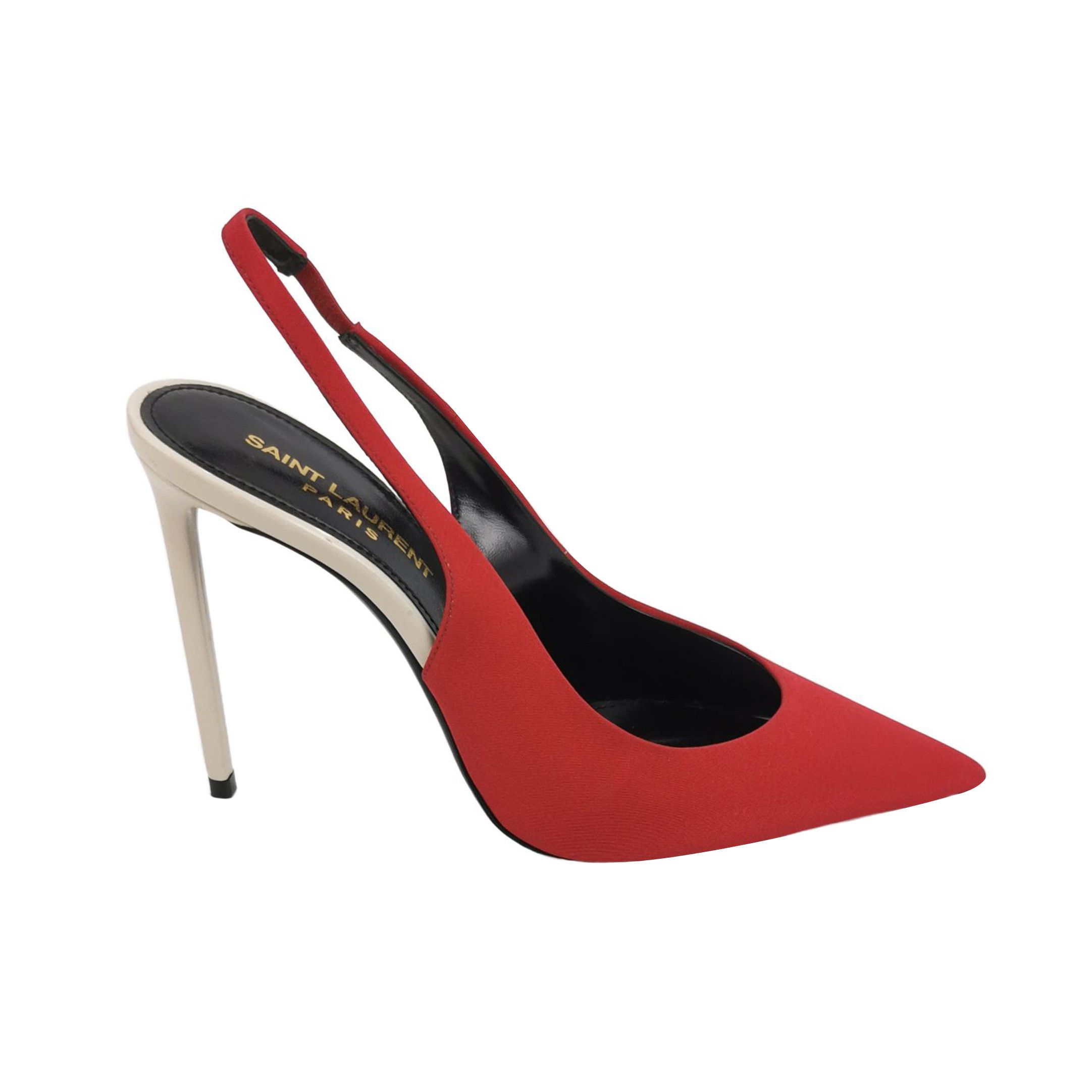 Saint Laurent Paris Saint Laurent Zoe Slingback Pumps Size 36.5 Size US 6.5 / IT 36.5 - 1 Thumbnail