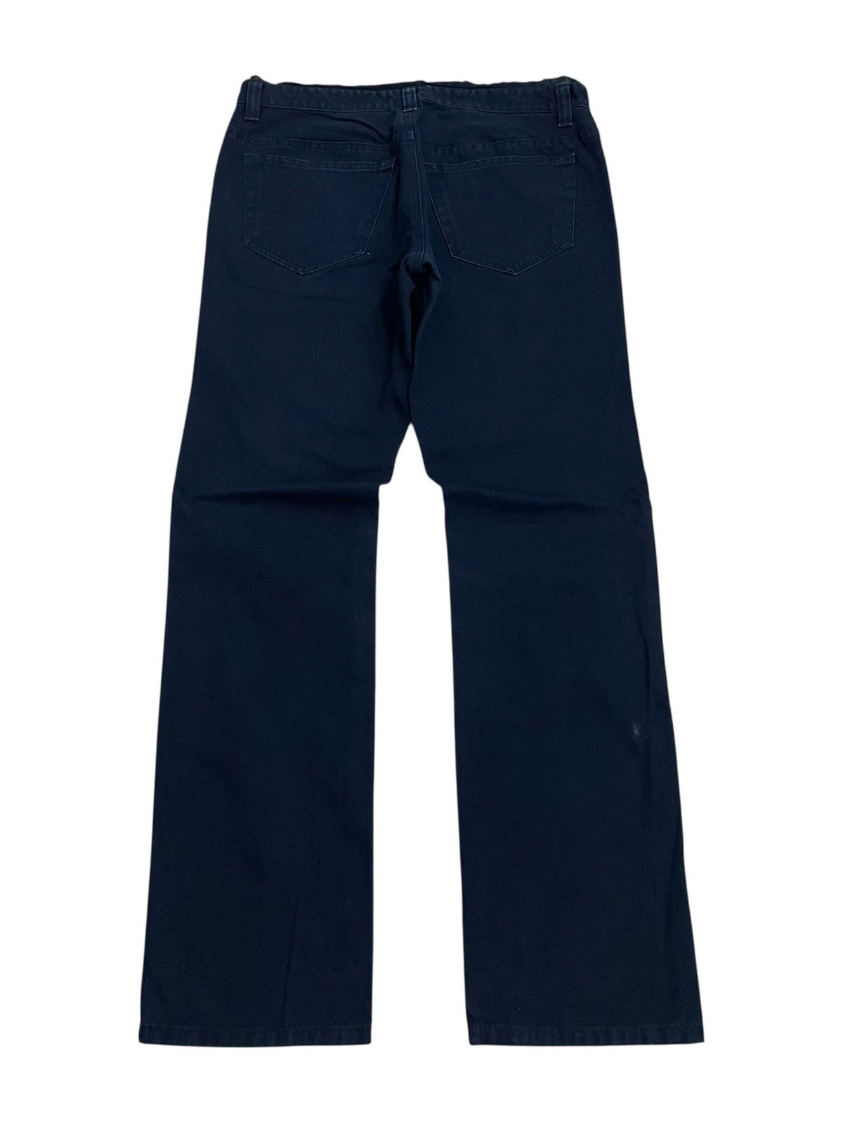 Issey Miyake Sunaokuwahara by Issey Miyake Japan Dark Blue Formal Pants Size US 29 - 2 Thumbnail