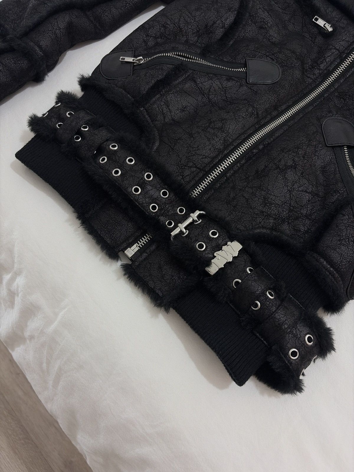 Racer Worldwide Racer Worldwide Black Sheepskin Jacket Size US S / EU 44-46 / 1 - 4 Thumbnail