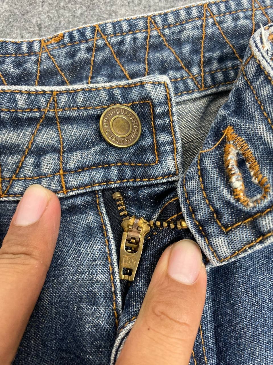 Japanese Brand vintage japanese brand wide leg denim Size US 31 - 8 Thumbnail