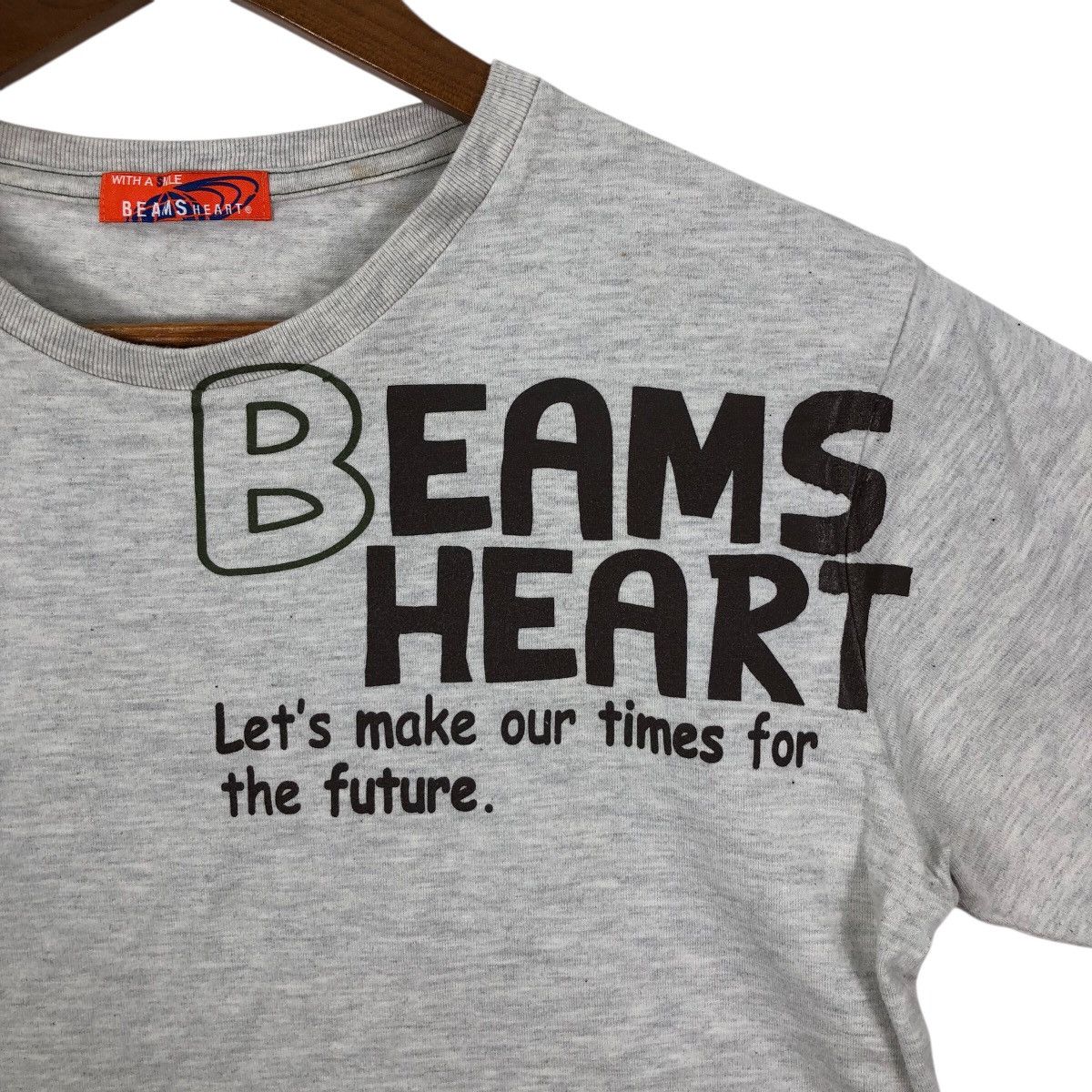 Beams Japan BEAMS HEART T-Shirt Spellout Logo Harajuku Size US S / EU 44-46 / 1 - 3 Thumbnail