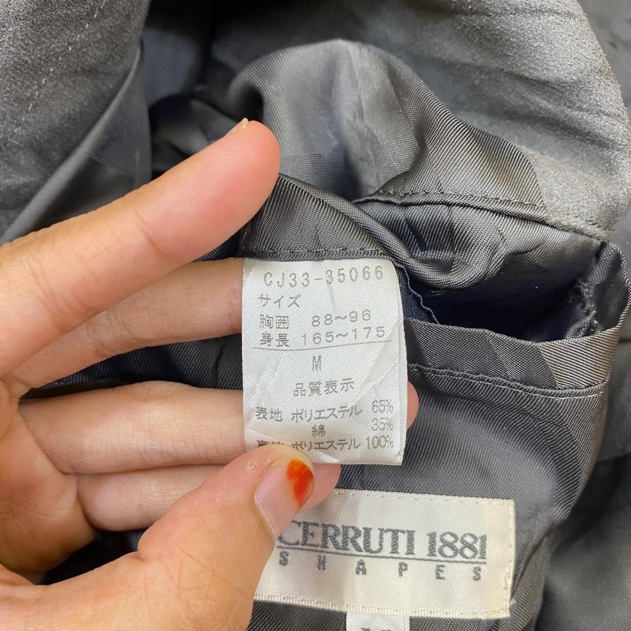 Cerruti 1881 Vintage 90’ CERRUTI 1881 SHAPES Collection Coat Jacket Size M / US 6-8 / IT 42-44 - 6 Thumbnail