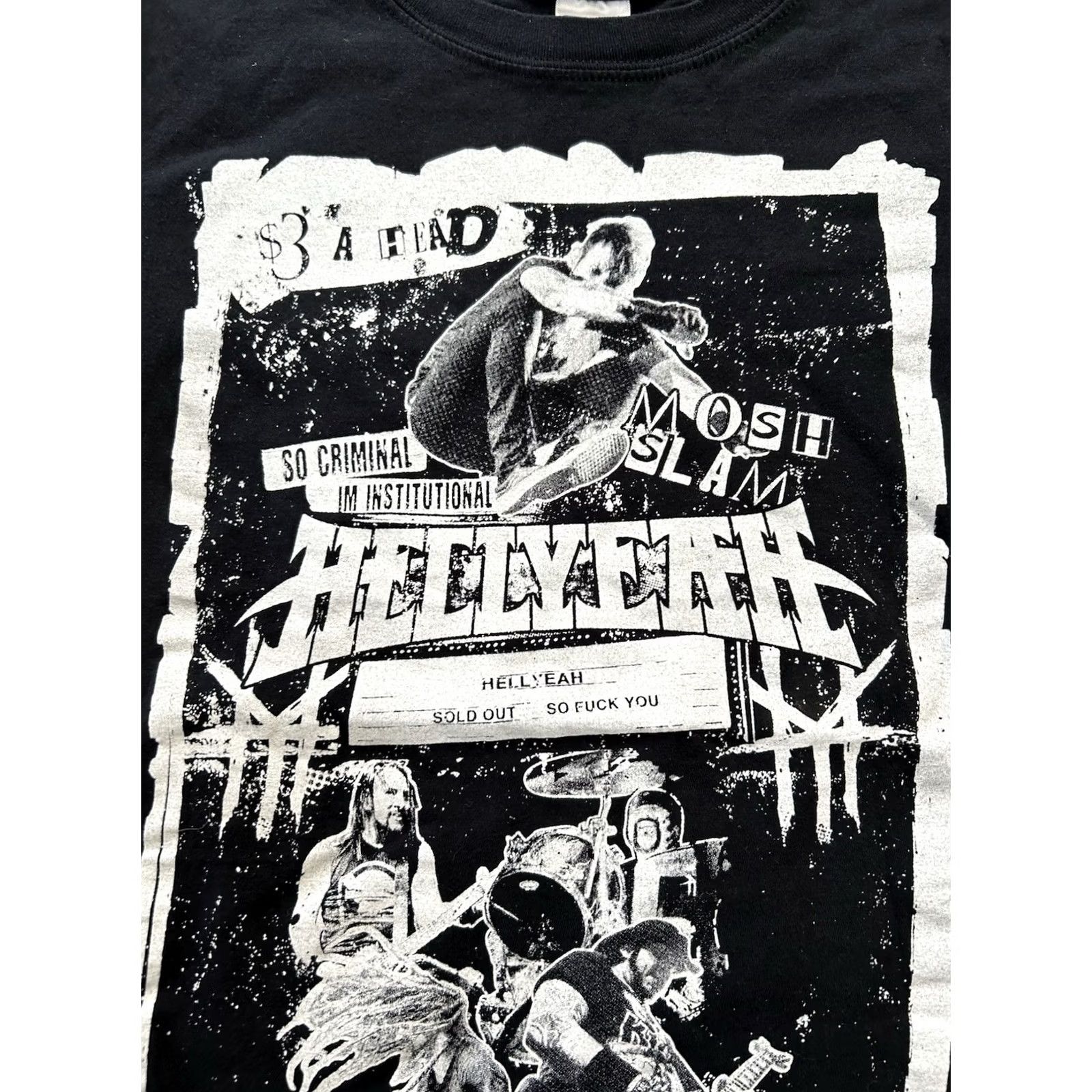 Vintage Hellyeah T-Shirt Women S Concert Black Size Small Size S / US 4 / IT 40 - 5 Thumbnail