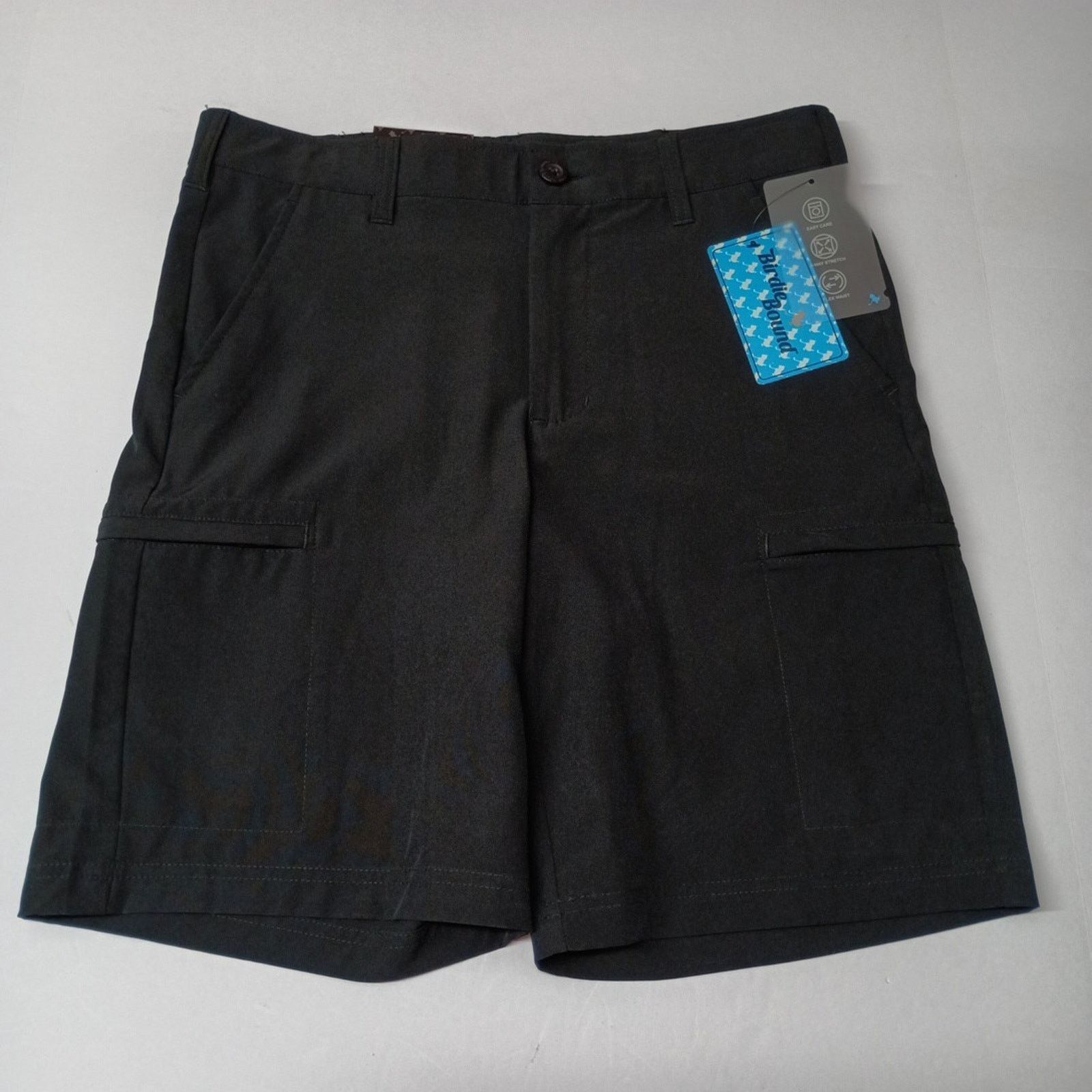 Other Birdie Bound Cargo Shorts Mens 30x9 Black Stretch Flex Waist Size US 30 / EU 46 - 1 Thumbnail