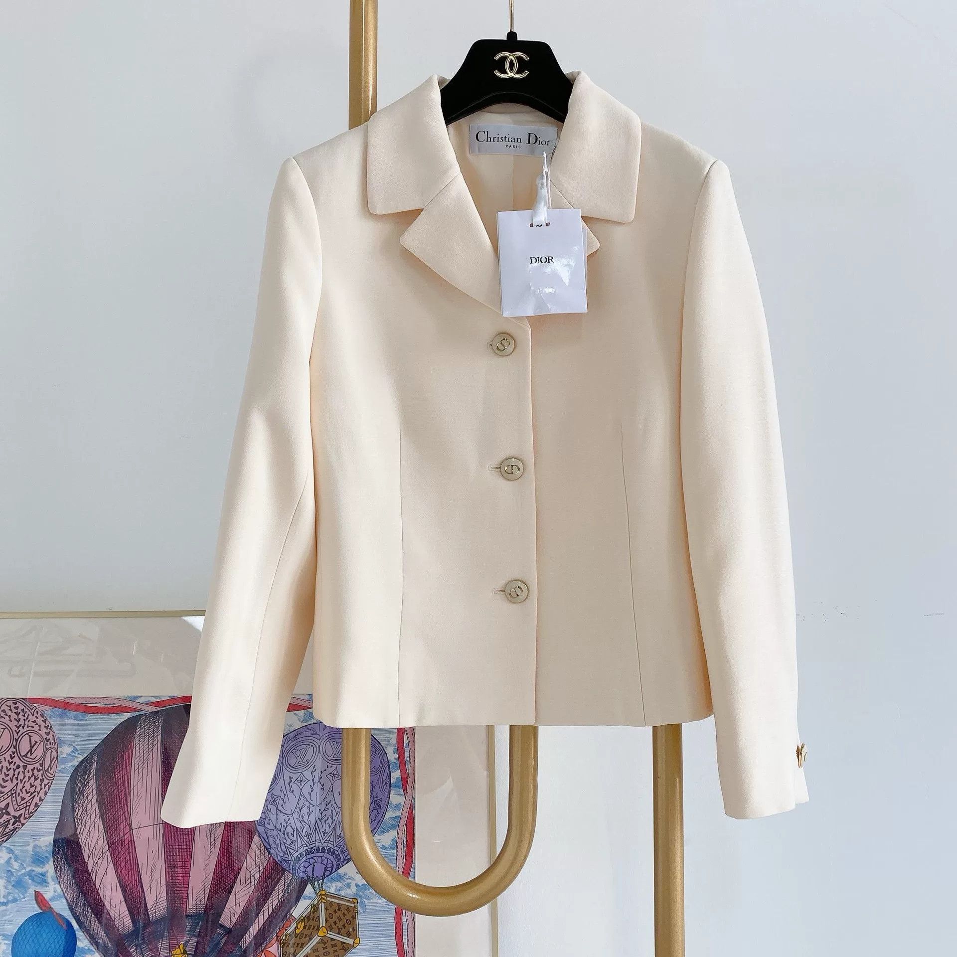 Dior White Blazer F38 New With Tags
