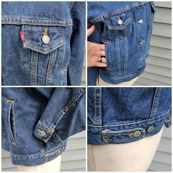 Levi's Vintage 90s y2k Levi's 77715 Blue Jean Cotton Denim Classic Size M / US 6-8 / IT 42-44 - 4 Thumbnail