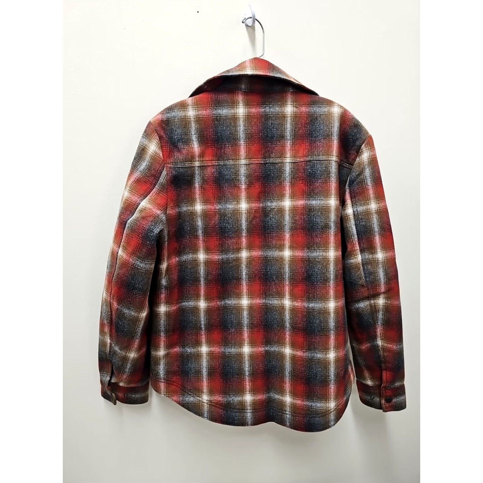 Pendleton Pendleton Mens S Plaid Wool Jacket Quilted Insulated Lining Pockets Wool Shirt Jacket Zip Snap Pockets Size US S / EU 44-46 / 1 - 4 Thumbnail