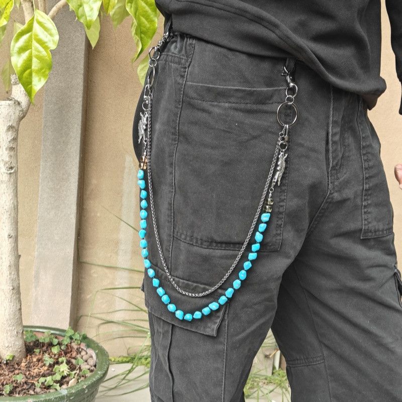 Japanese Brand × Jewelry 2 Layer Natural Echo Pearled Wallet Chain Size ONE SIZE - 4 Thumbnail