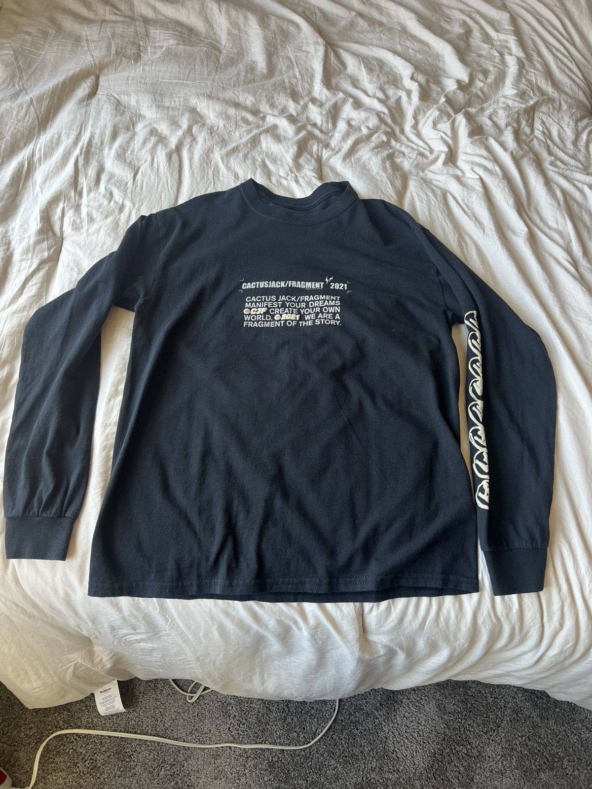 Fragment Design × Kaws × Travis Scott Cactusjack/Fragment long sleeve T-shirt Size US S / EU 44-46 / 1 - 1 Thumbnail