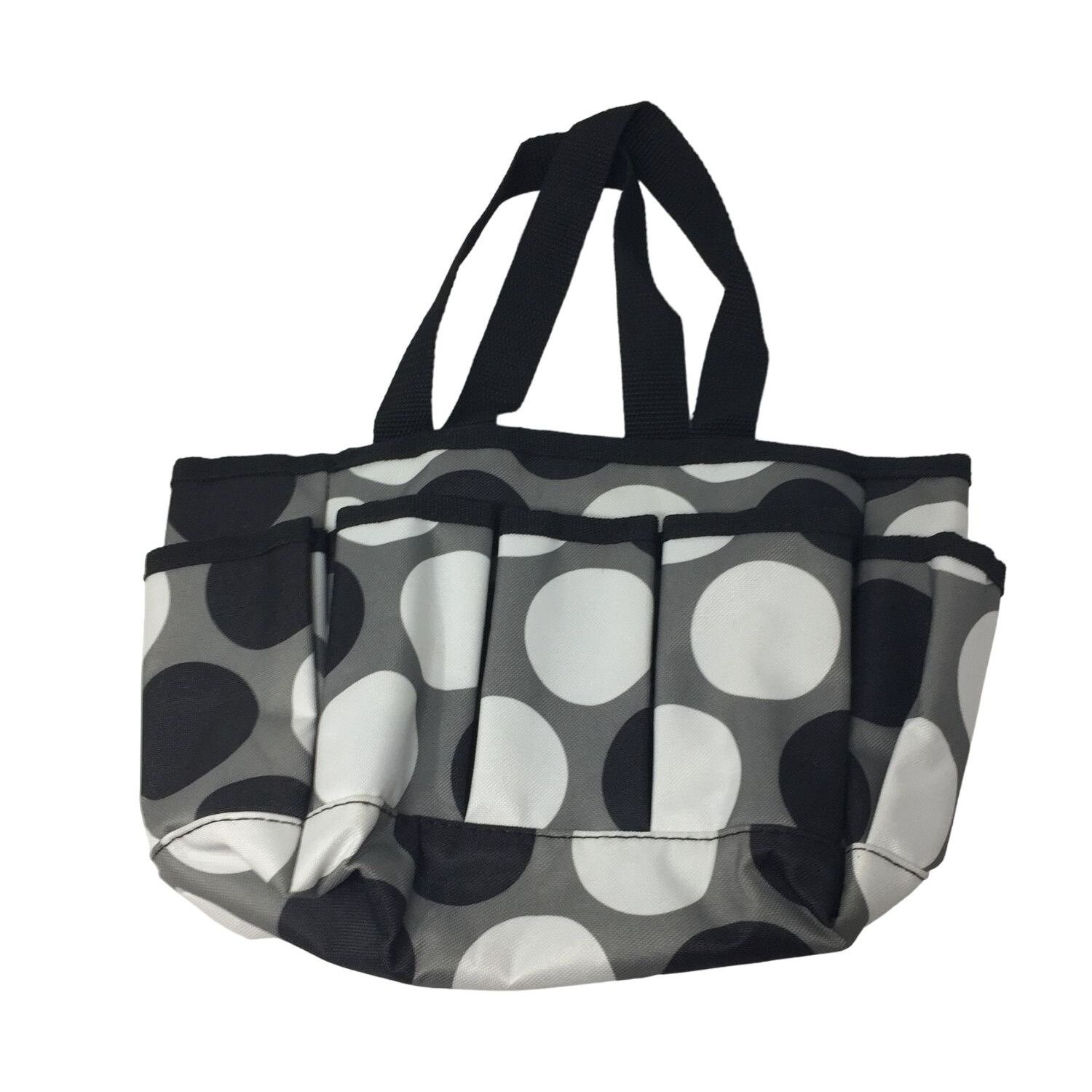 Other Women's Thirty-One Black, Gray, White Polka Dotted Mini Tote Size ONE SIZE - 1 Thumbnail