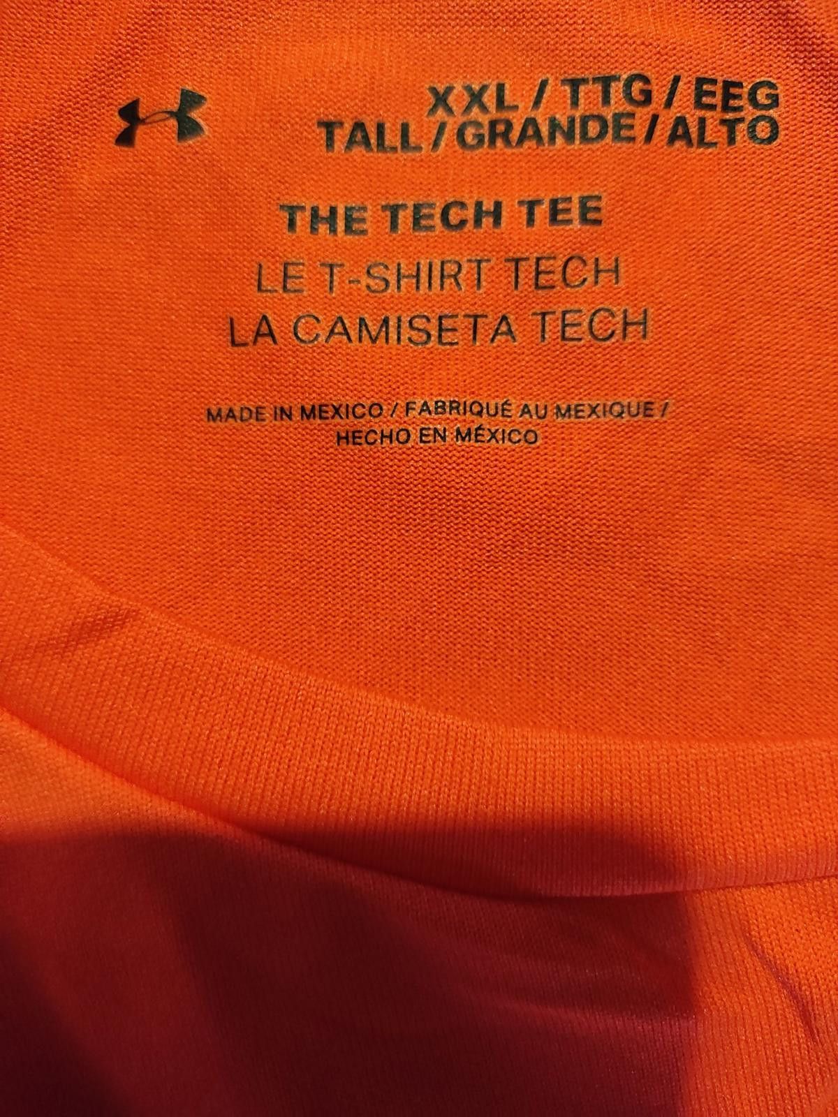 Under Armour Under Armour The Tech Tee Men's Short Sleeve T-Shirt Orange Size US XXL / EU 58 / 5 - 7 Thumbnail