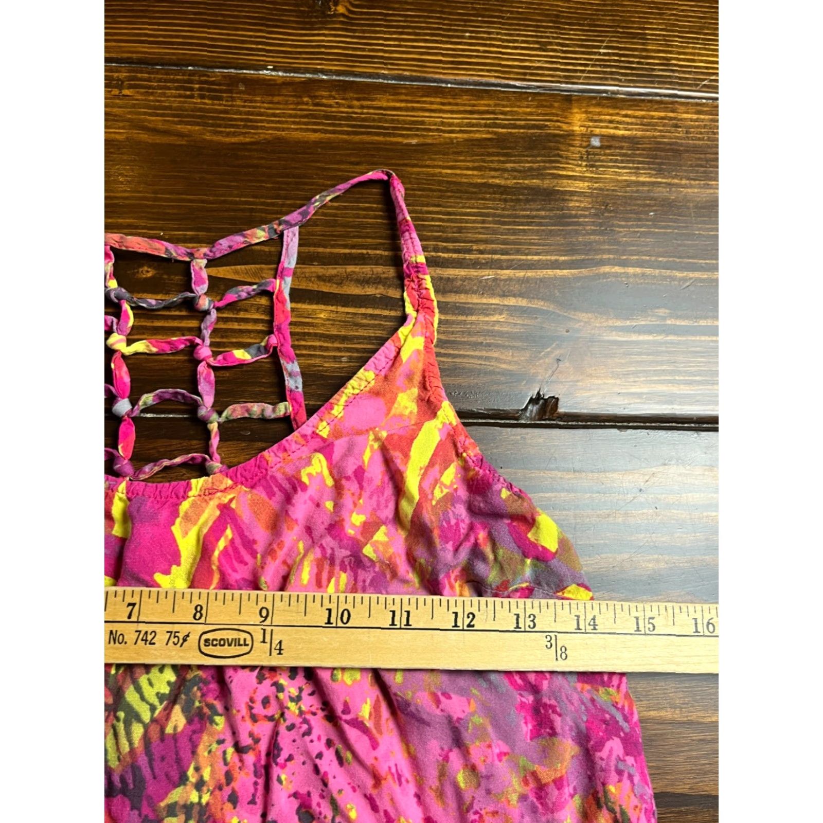 Hang Ten Hang Ten Tank Top Women's M Pink Multicolor High Neck Tank Womens M Pink Multicolor High Neck Size M / US 6-8 / IT 42-44 - 3 Thumbnail