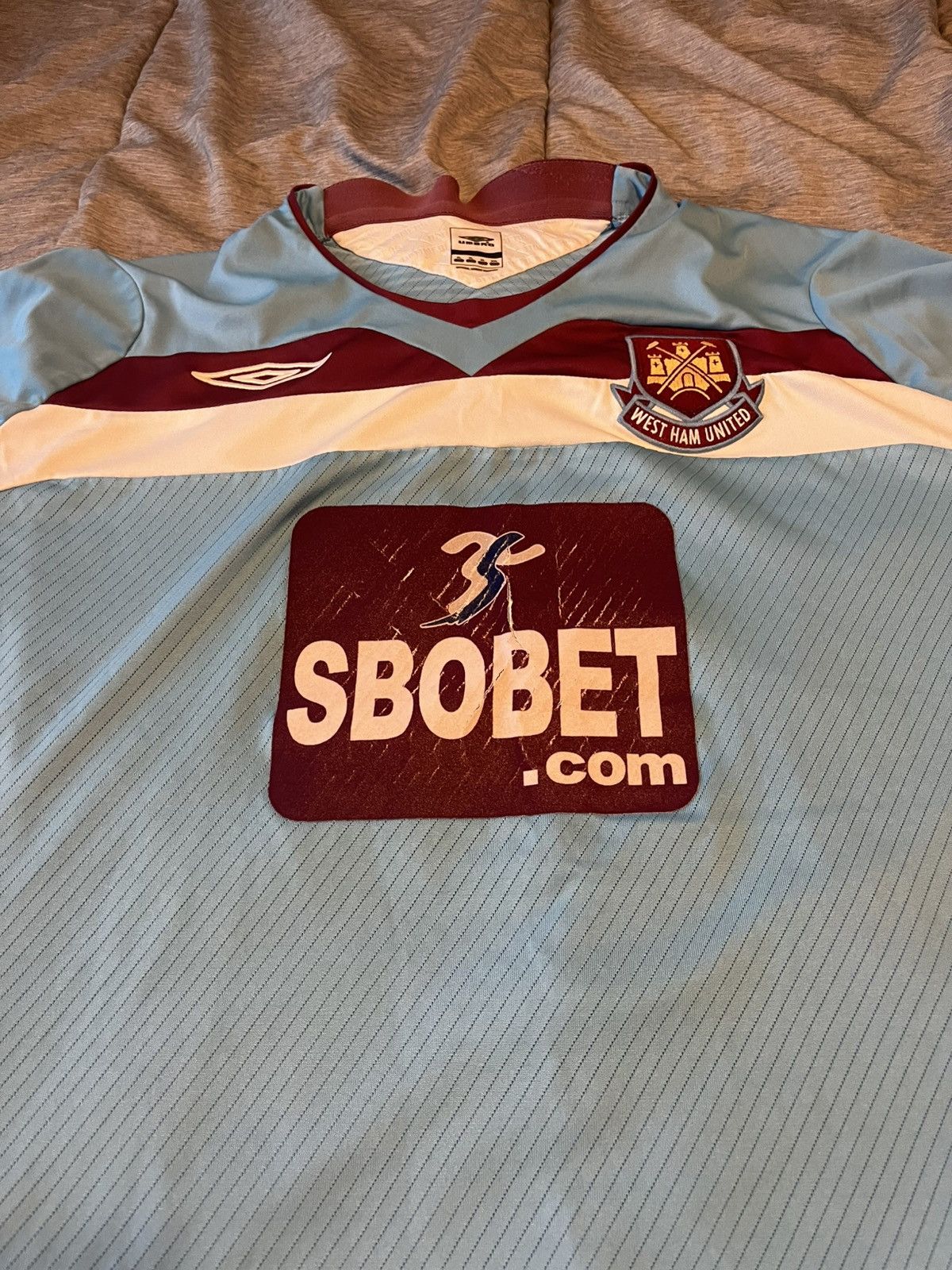 Umbro × Vintage Vintage West Ham United Jersey Size US XL / EU 56 / 4 - 2 Thumbnail