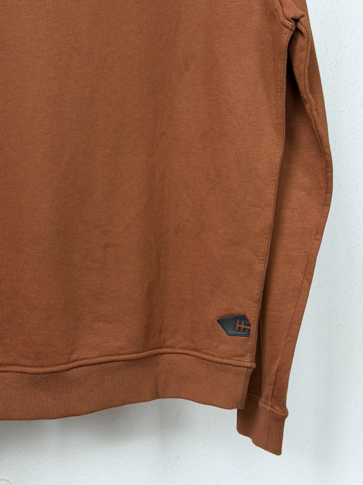 Hermes Hermès Brown Sweatshirt XL Front Pocket Long Sleeve Pullover Size US XL / EU 56 / 4 - 18 Thumbnail