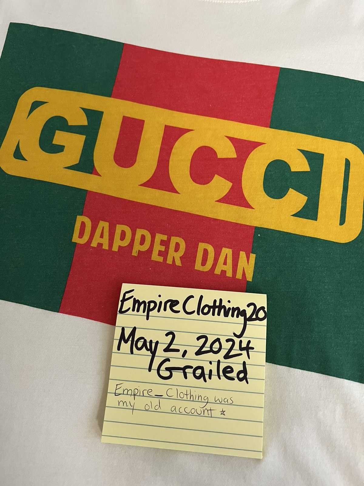 Gucci Dapper Dan Gucci Collab Tshirt Beige / Offwhite Size US M / EU 48-50 / 2 - 6 Thumbnail
