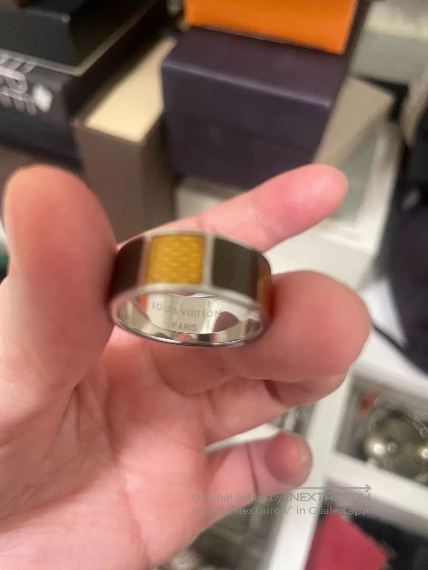 Louis Vuitton Louis Vuitton Ring Size S. Size ONE SIZE - 2 Thumbnail