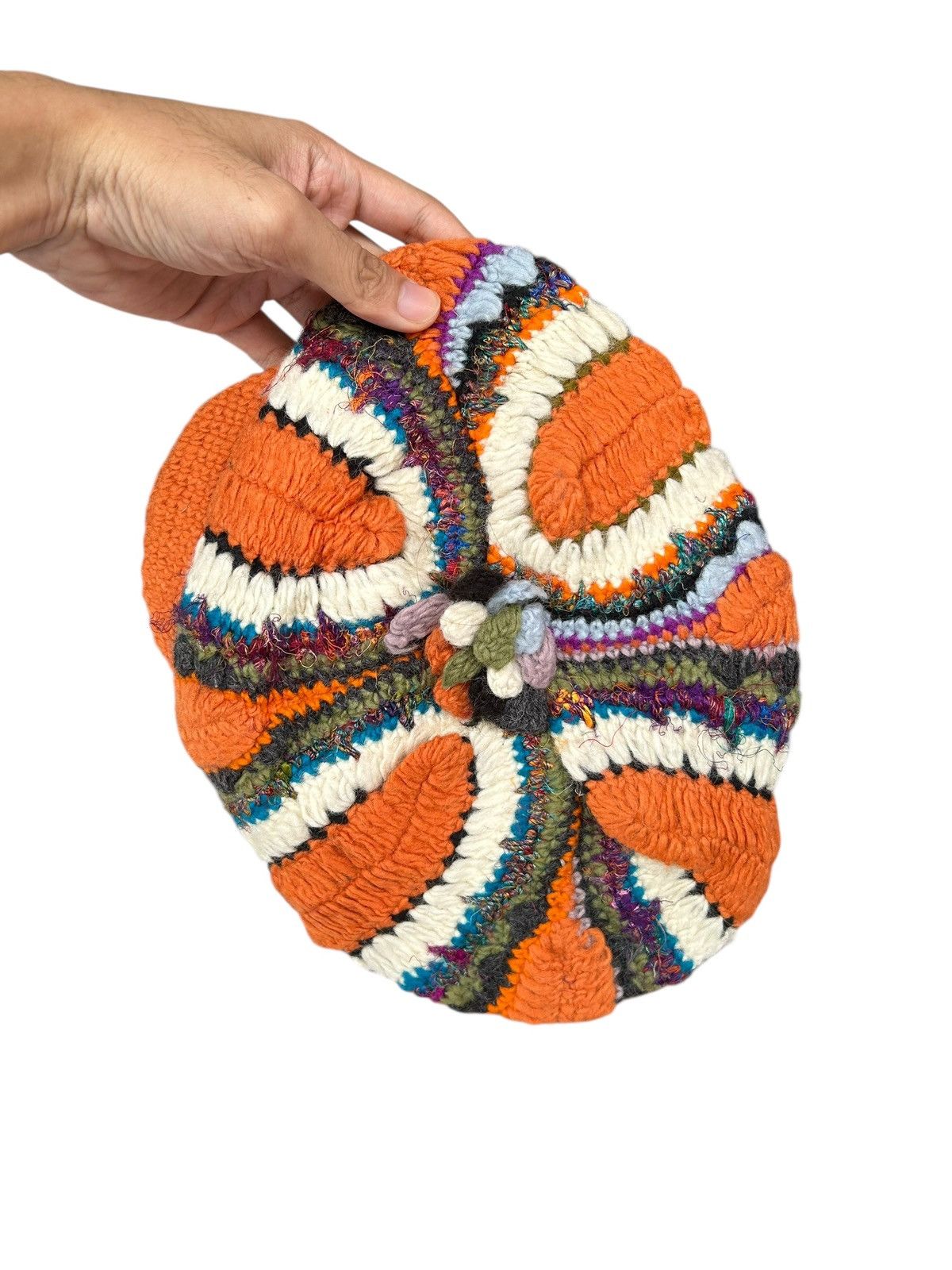Japanese Brand × Kapital × Vintage Rare Crochet Knitted Handmade Custom Japanese Style big Hats Size ONE SIZE - 10 Thumbnail