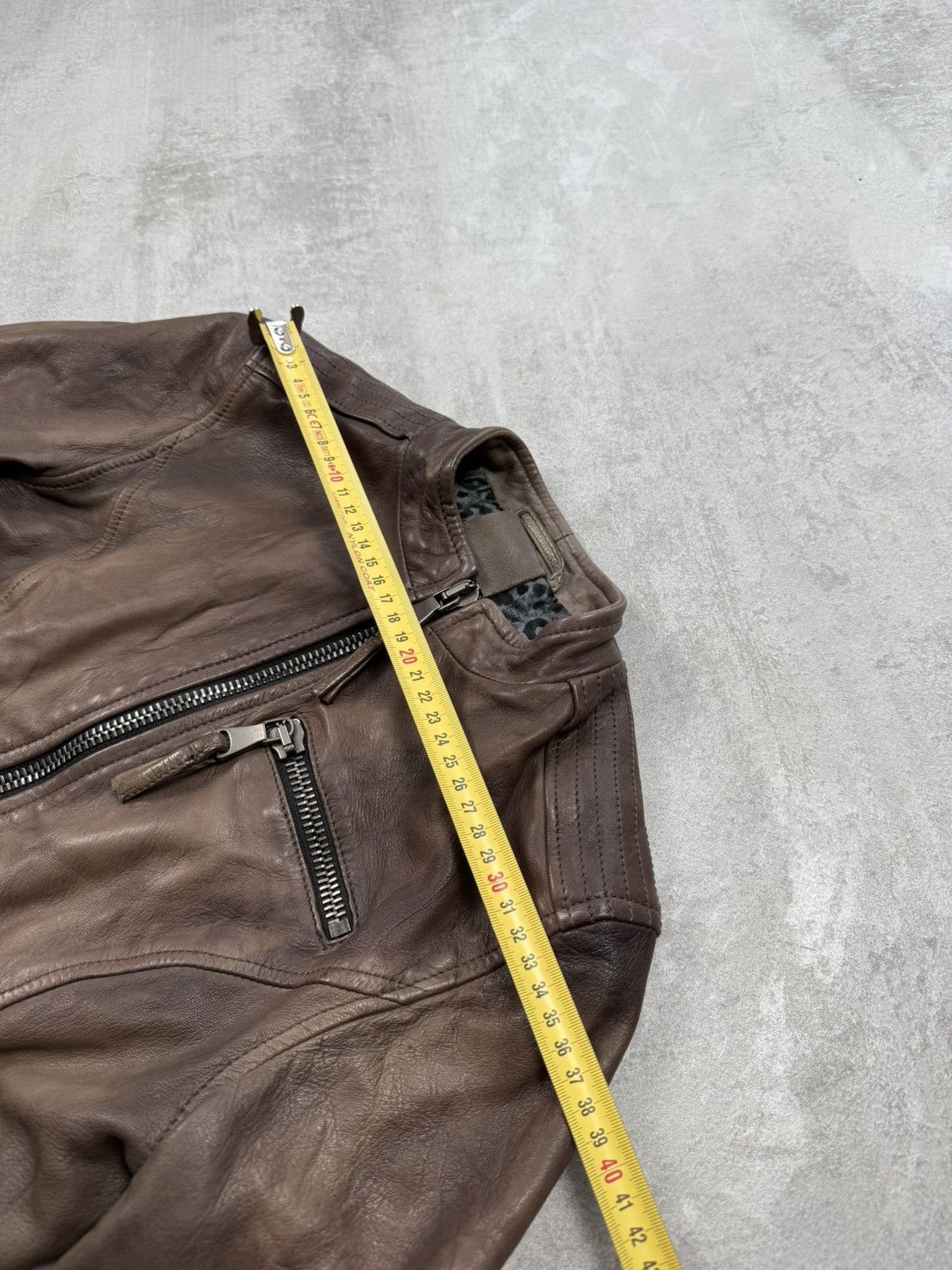 Vintage EMPRESA Milano leather jacket archive opium Rick style y2k Size XS / US 0-2 / IT 36-38 - 14 Thumbnail