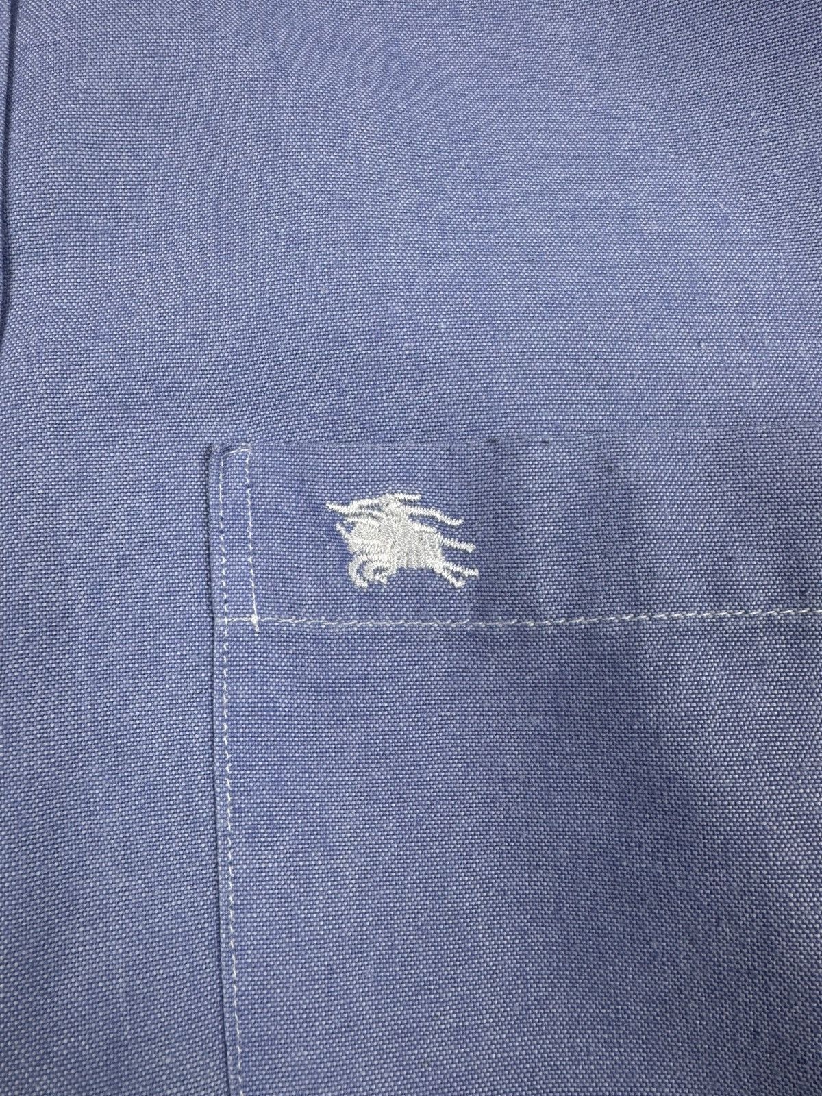 Burberry Vintage Burberry London T-Shirt Nova Check Blue Long Sleeve Size US XXL / EU 58 / 5 - 6 Thumbnail