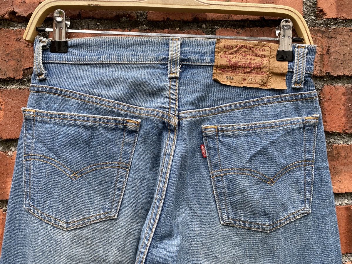 Levi's Vintage Clothing W29x32.5 vintage levi's 501 made in USA 90s Size US 29 - 5 Thumbnail