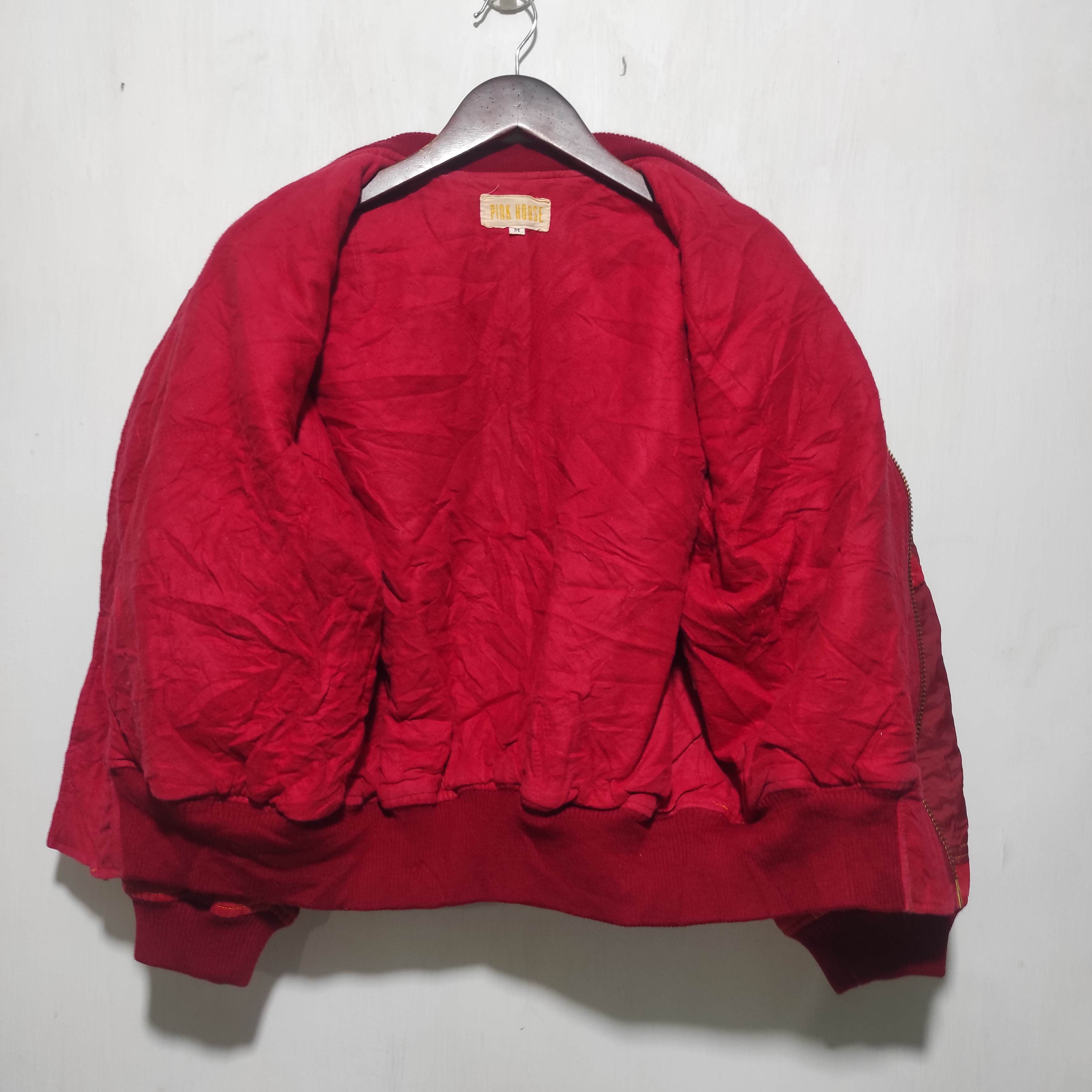 Pink House Vintage Pink House Bomber jacket Size US M / EU 48-50 / 2 - 10 Thumbnail