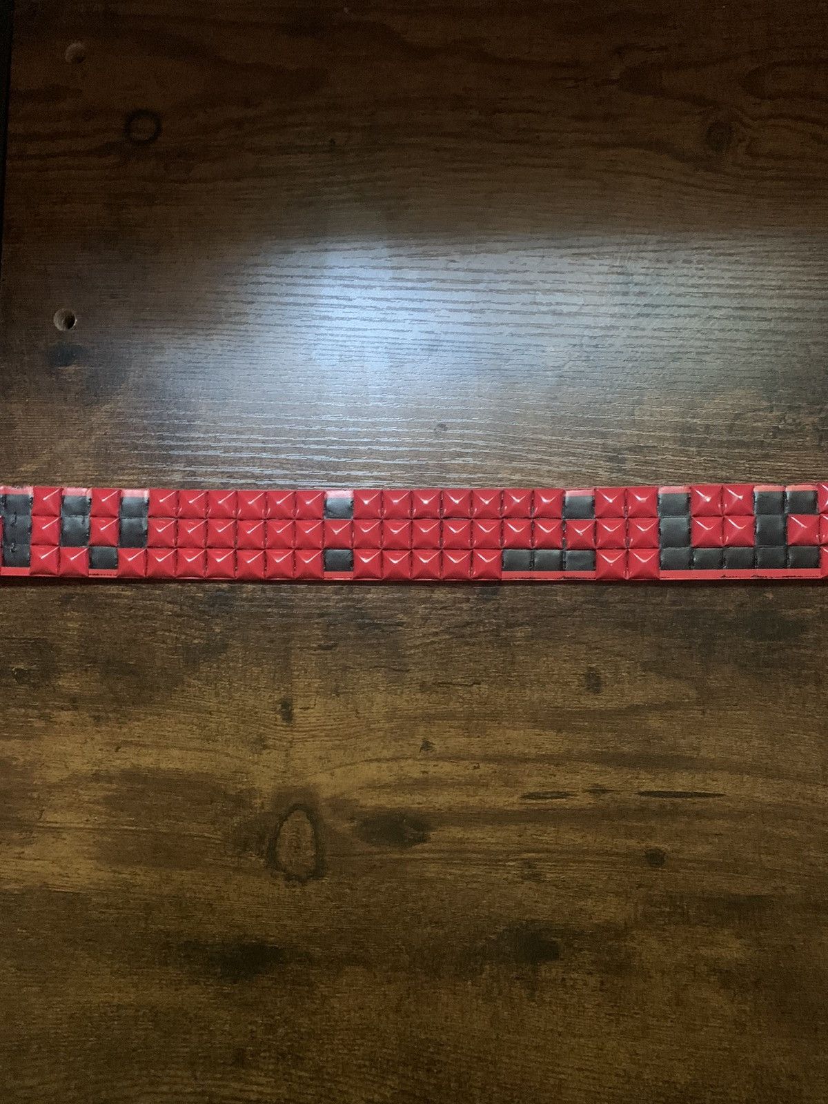 Vintage Red Studded Belt opium 2000s Streetwear Punk Y2K Emo Sick Size ONE SIZE - 4 Thumbnail