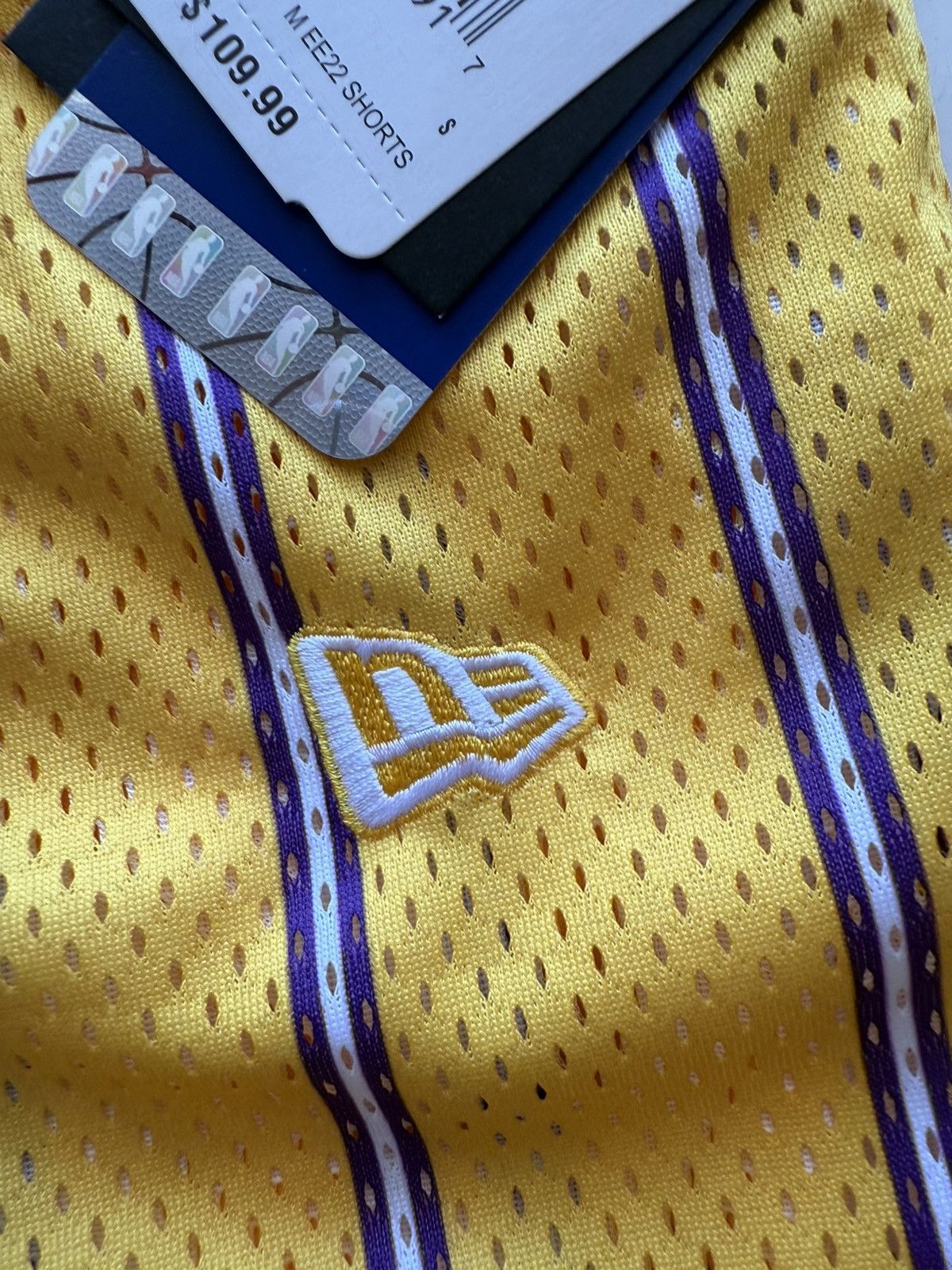Eric Emanuel × New Era Eric emmanual/Los Angeles Lakers mesh short Size US 26 / EU 42 - 4 Thumbnail