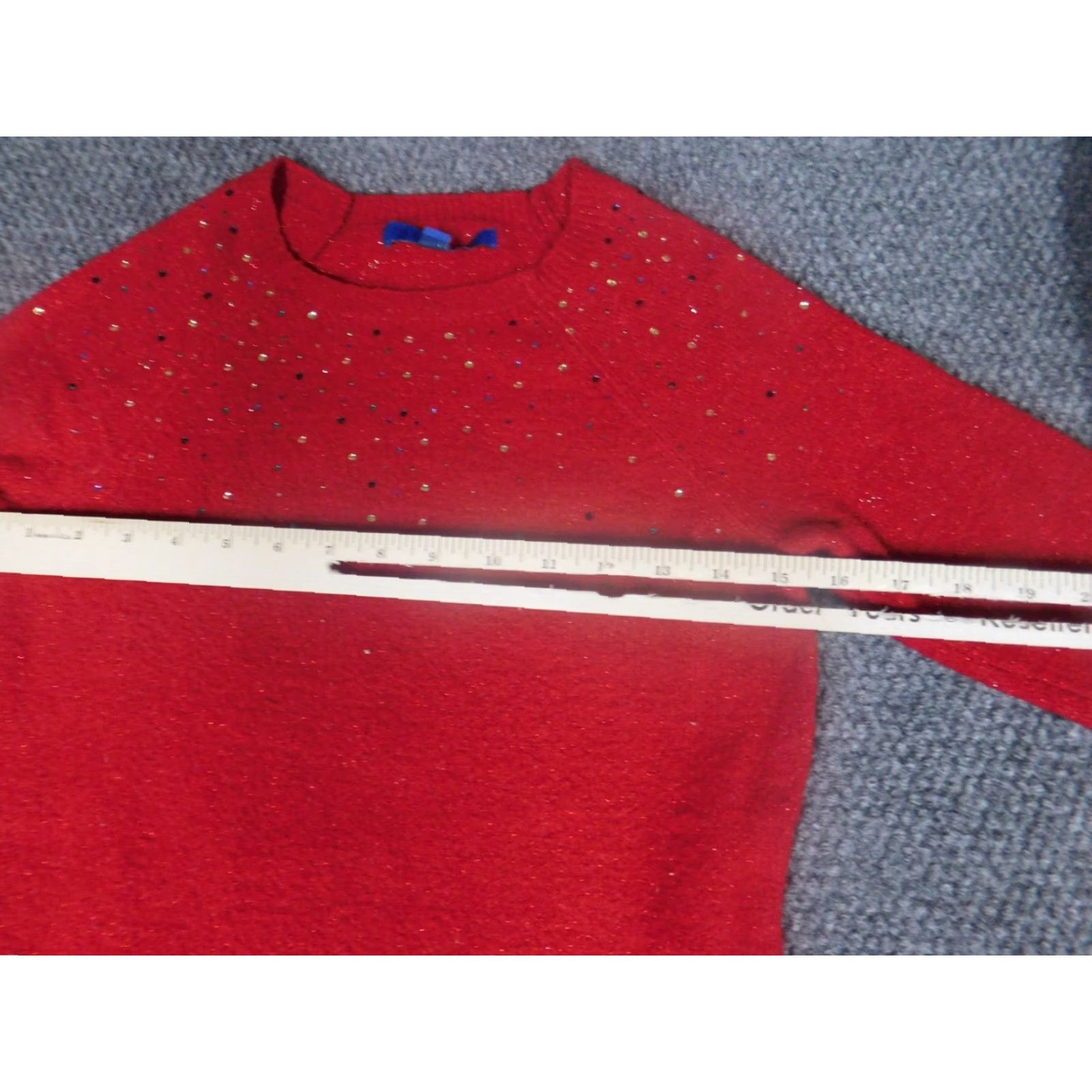 Apt. 9 Apt. 9 Womens Sweater Small Red Pullover Crewneck Knit Long Sleeve Vintage? No. 0 Size S / US 4 / IT 40 - 4 Thumbnail