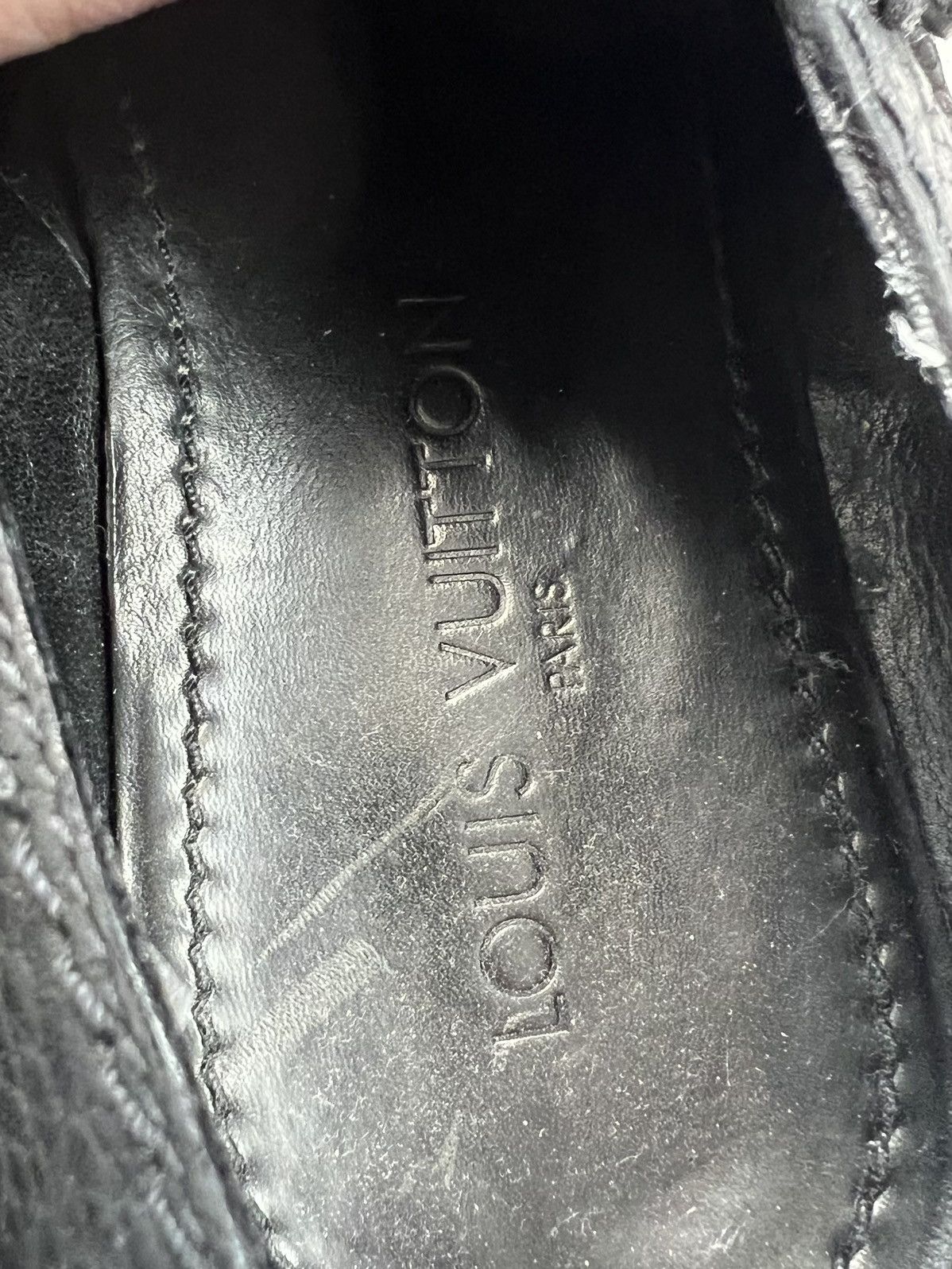 Louis Vuitton Leather Shoes Louis Vuitton Mens Black Oxford Monk Strap Size US 9.5 / EU 42-43 - 10 Thumbnail