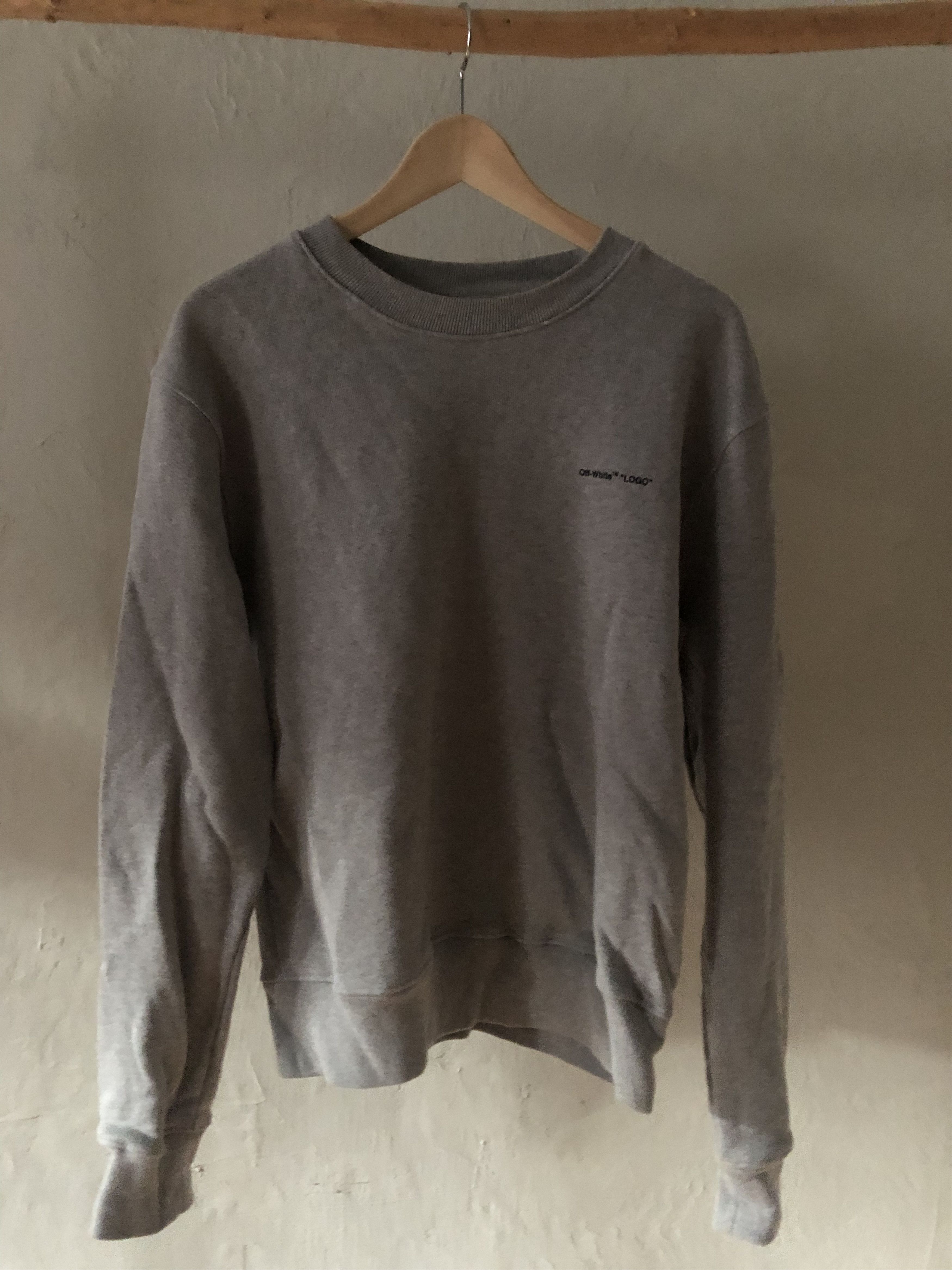Off-White Off-white, heavy textured sweatshirt Size US M / EU 48-50 / 2 - 1 Thumbnail
