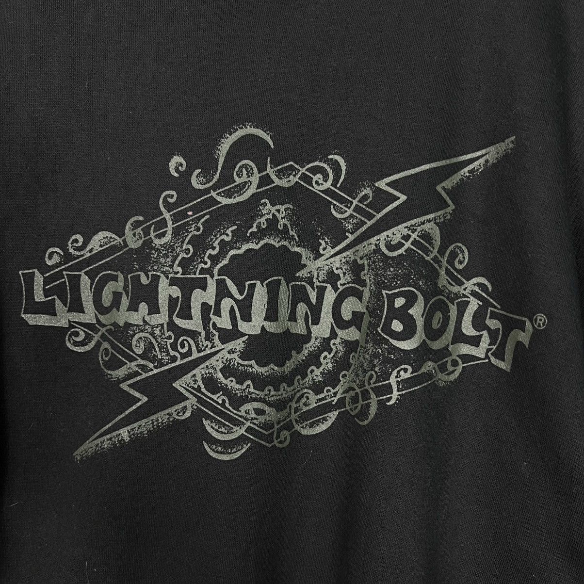 Lightning Bolt 90's LIGHTNING BOLT Big Logo Crewneck Sweatshirt #3996-C182 Size US L / EU 52-54 / 3 - 3 Thumbnail