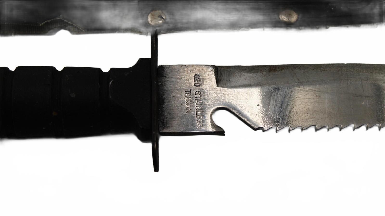 Designer Vintage 1980's Survival Knife With Compass Size ONE SIZE - 5 Thumbnail