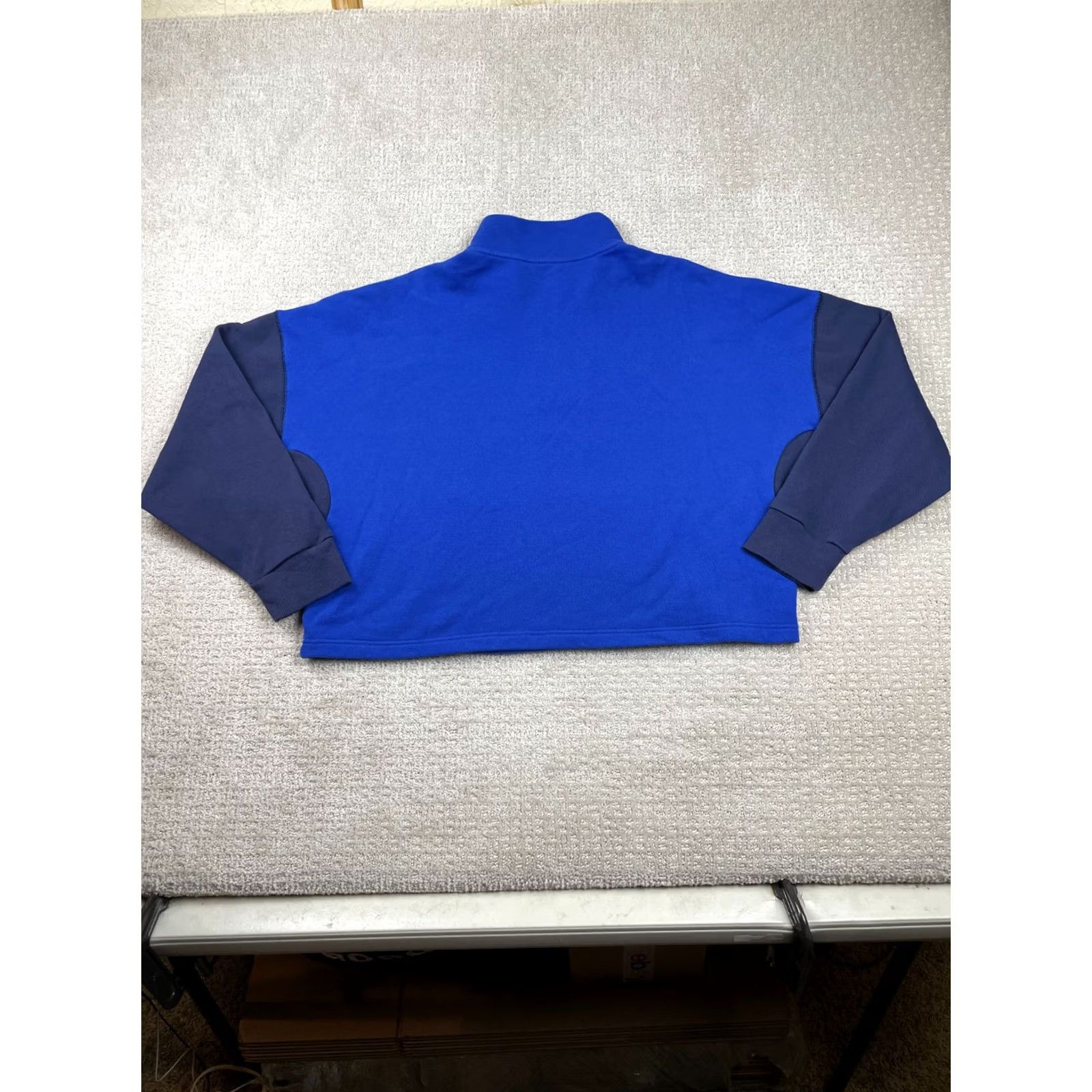 Under Armour Under Armour Sweatshirt Womens L 1/4 Zip Pullover Kangaroo Pocket Blue Long Sleeve Mock Neck Casual Activewear Winter Fall Spring Running Jogging Size L / US 10 / IT 46 - 6 Thumbnail
