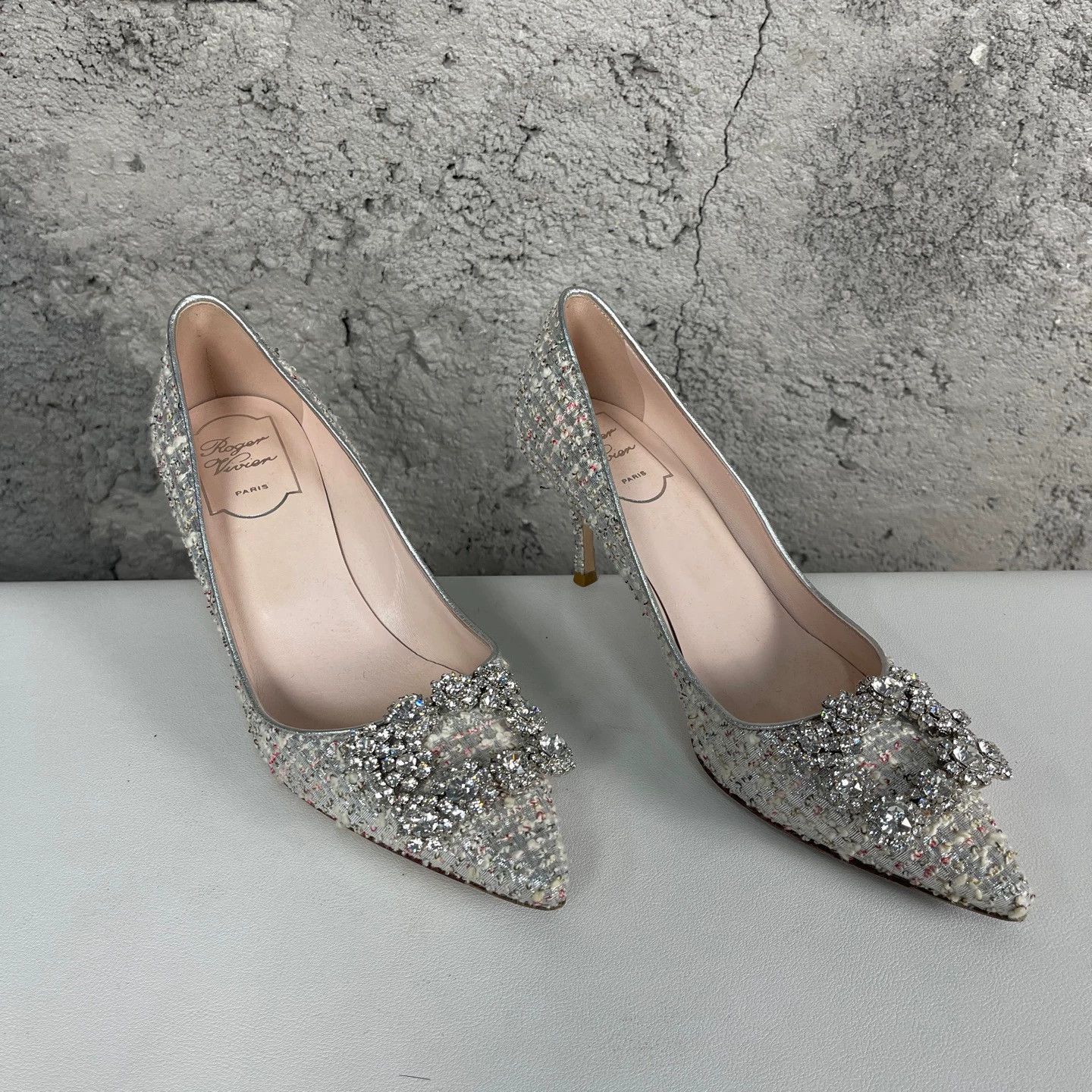 Roger Vivier Roger Vivier Crystal Buckle High Heels 36.5 Size US 6 / IT 36 - 1 Thumbnail