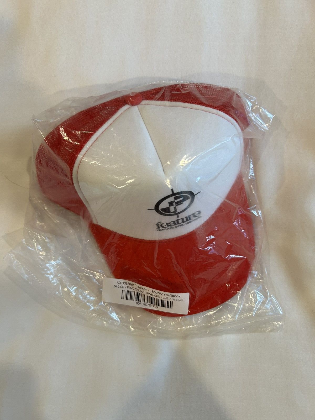 Feature Feature Hat Crosshair Trucker Mesh Snapback Red Size ONE SIZE - 1 Thumbnail
