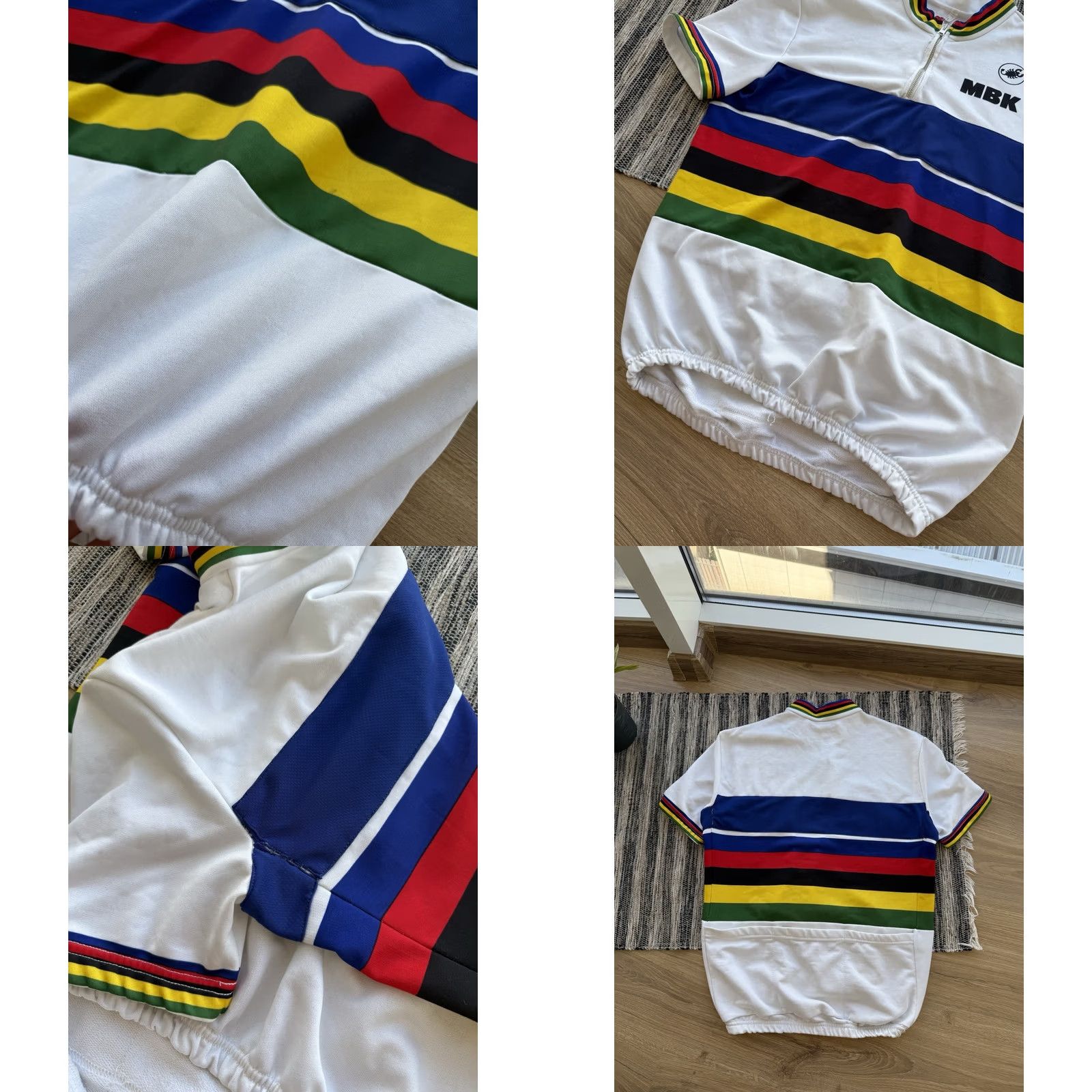 Vintage VINTAGE Castelli Cycling Jersey Shirt Men L White 90s VELO Rare - Mens Size US L / EU 52-54 / 3 - 8 Thumbnail