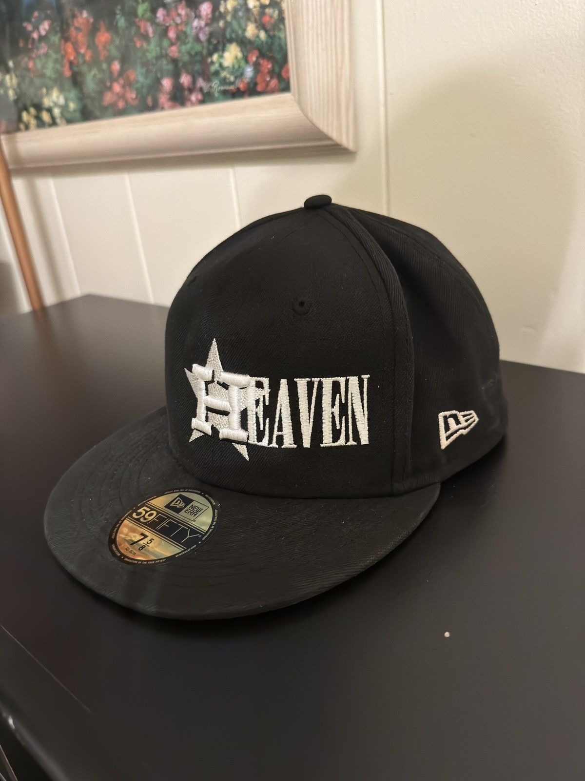 Faze Heaven Houston Fitted New Era Hat Black | Grailed