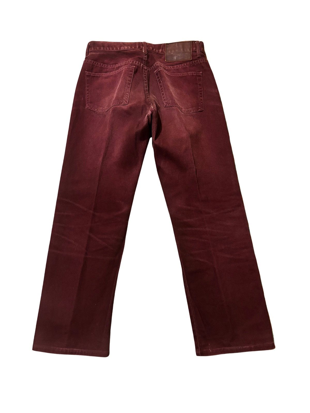izzue Men’s brown burgundy Jeans.mj0209 Size US 31 - 4 Thumbnail