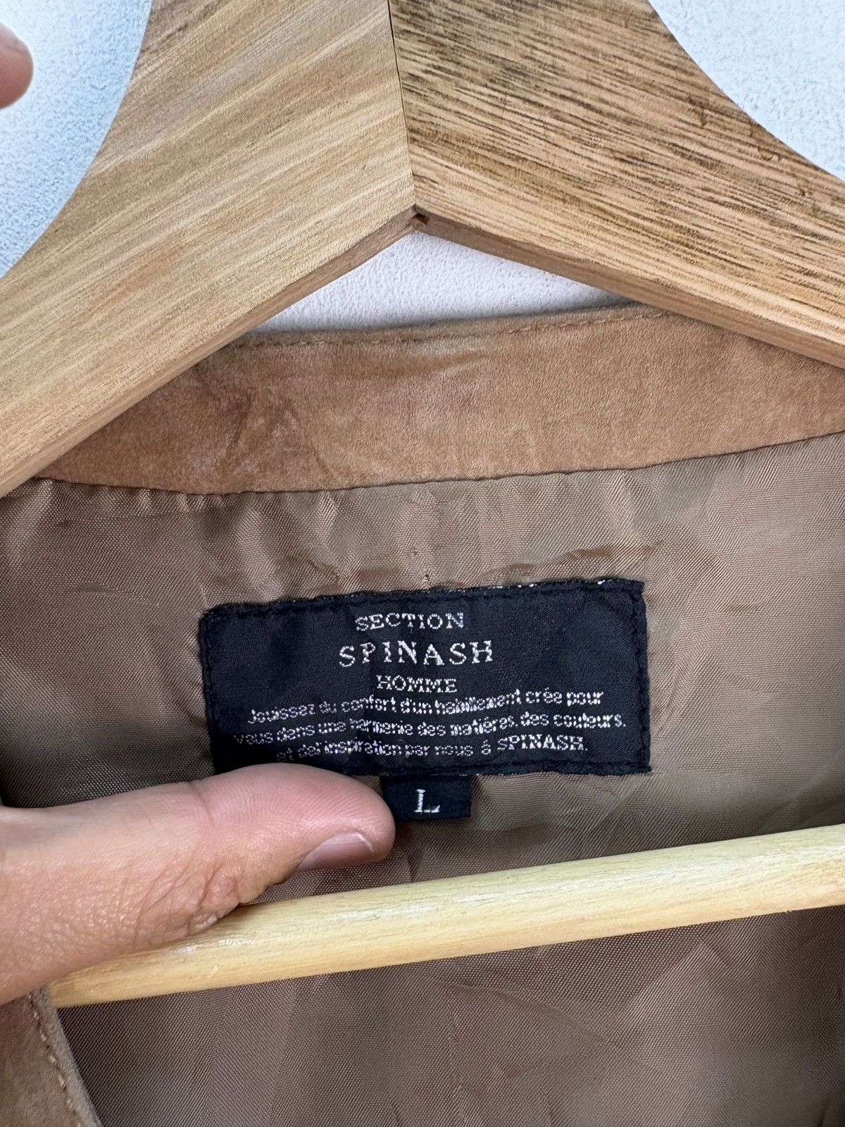 Vintage Vintage Spinash Homme Suede Vest Jacket Size US L / EU 52-54 / 3 - 3 Thumbnail
