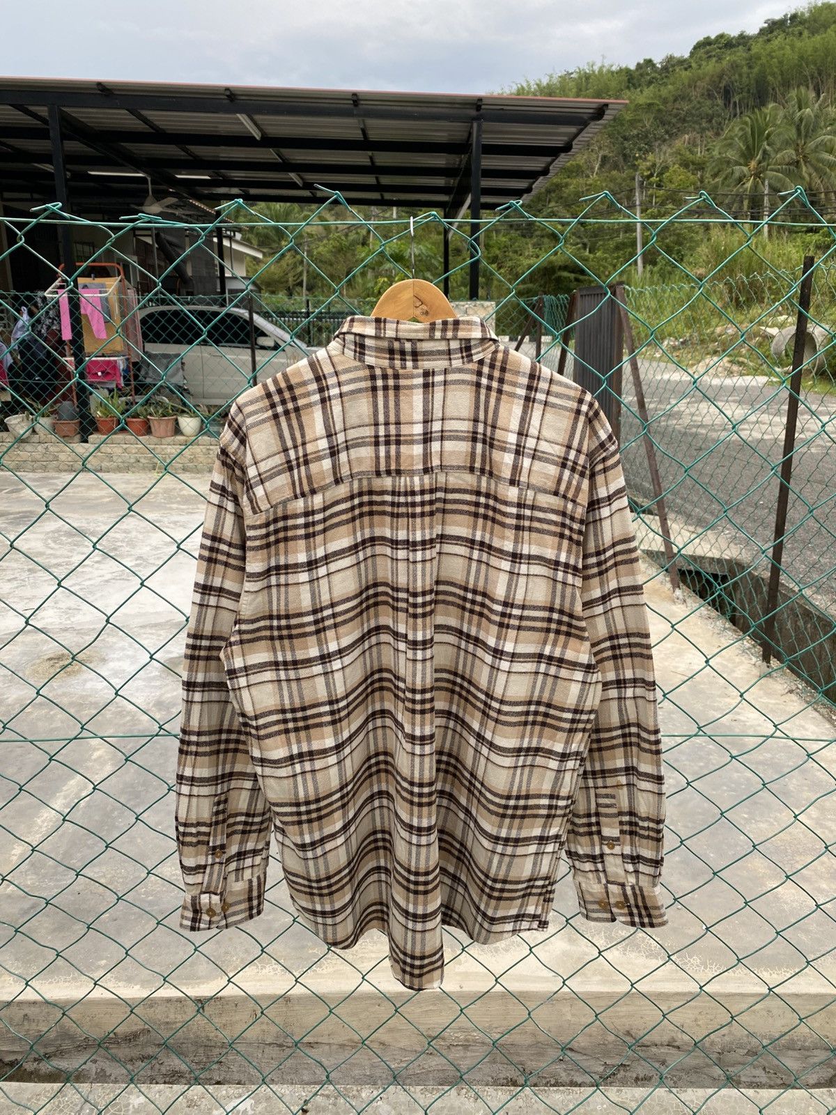 Timberland Vintage timberland checker flannel shirts Size US XL / EU 56 / 4 - 2 Thumbnail