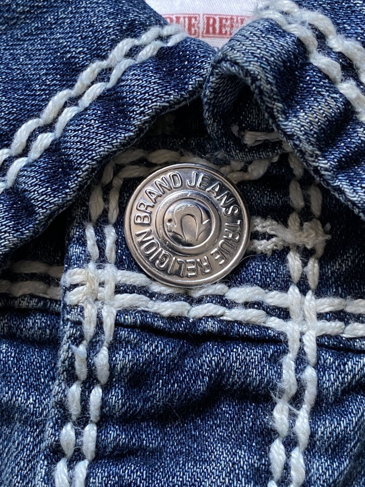 True Religion Vintage True Religion Denim Jacket Women’s Y2K Size XS / US 0-2 / IT 36-38 - 5 Thumbnail