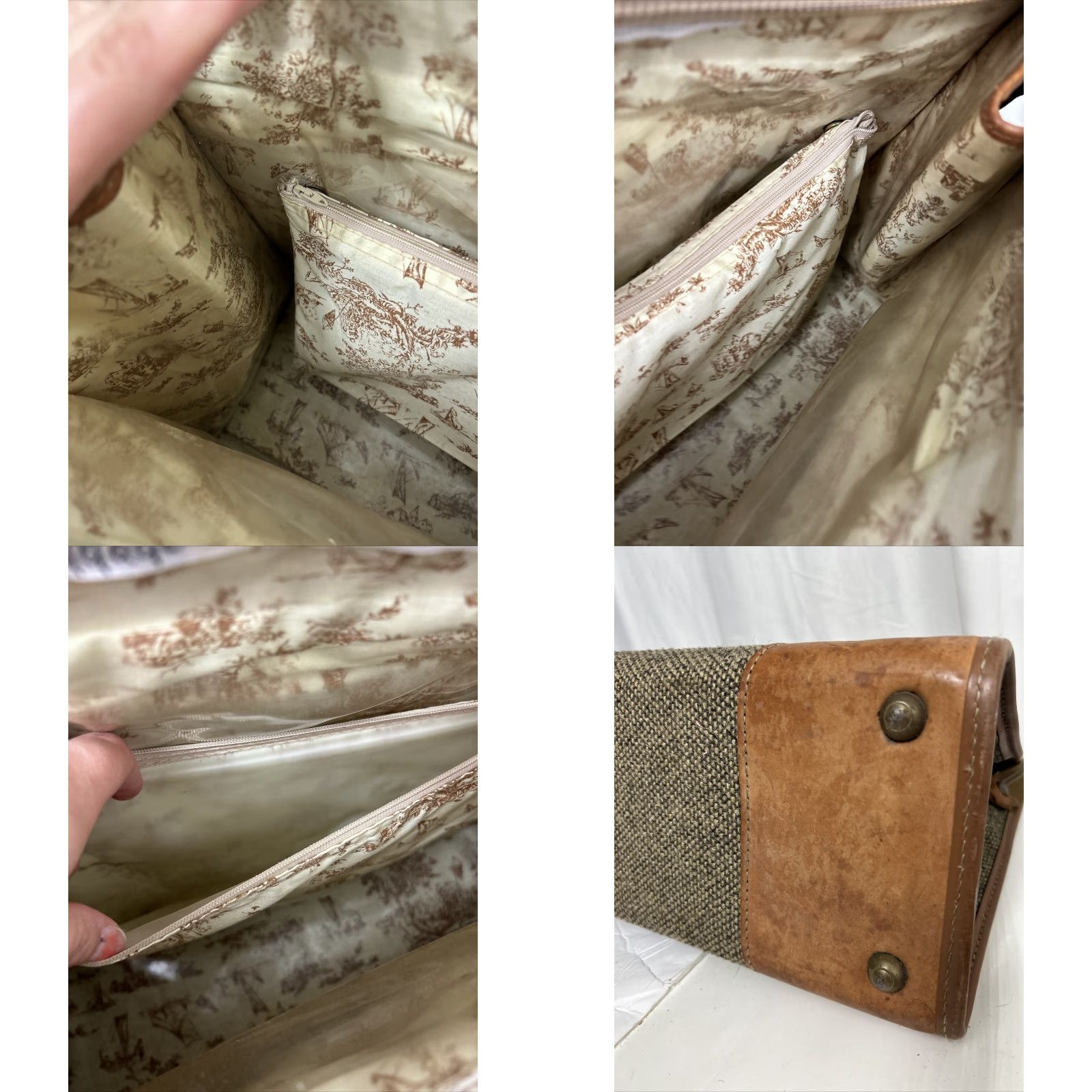 Vintage **VINTAGE HARTMANN LEATHER TRAVEL SHOULDER TOTE BAG** User: Vintage Hartmann Leather Travel Shoulder Tote Bag 17x7x13 Size ONE SIZE - 10 Thumbnail
