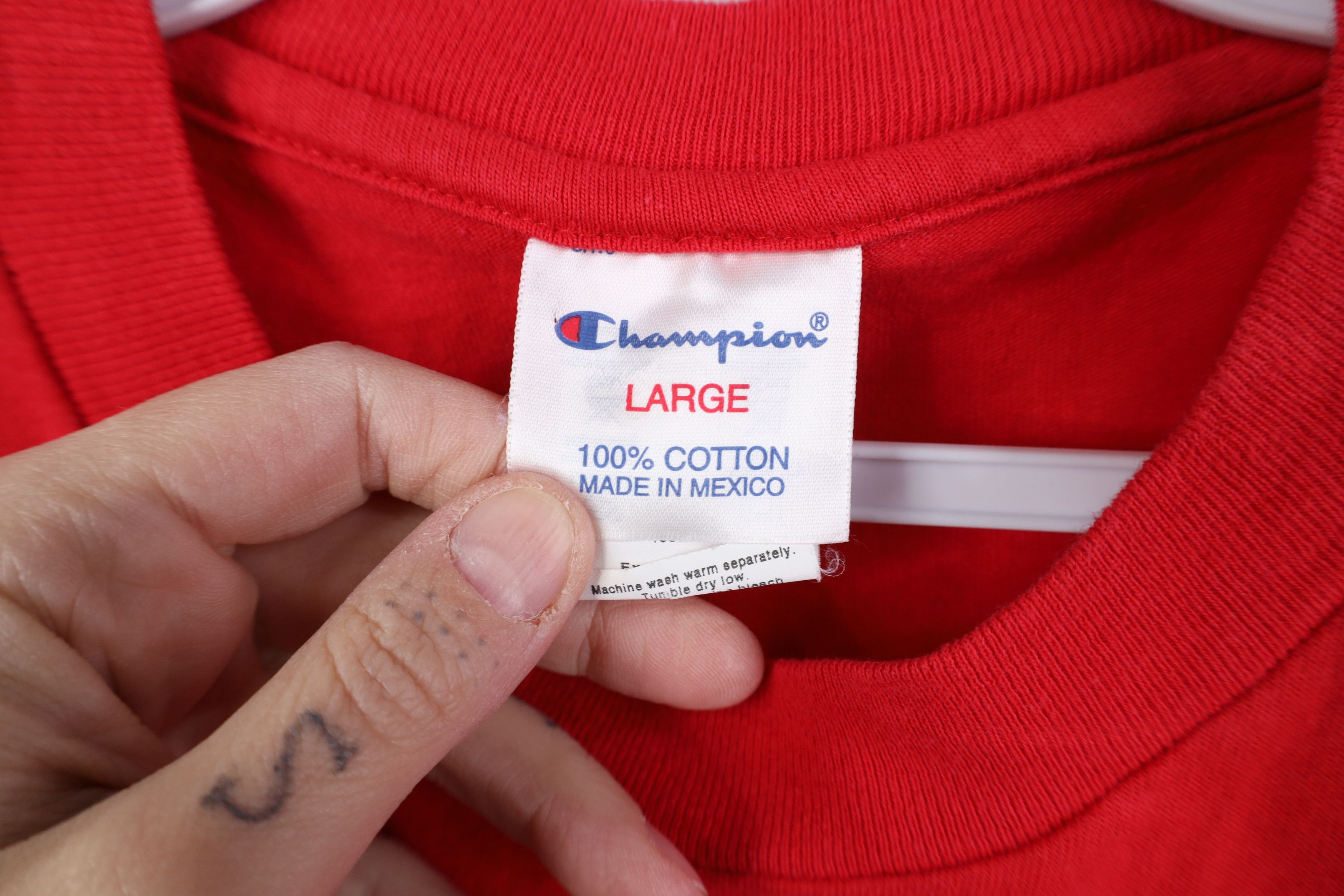 Champion Vintage Y2K 2000 Champion Spell Sail Boston Sailing T-Shirt Size US L / EU 52-54 / 3 - 8 Thumbnail