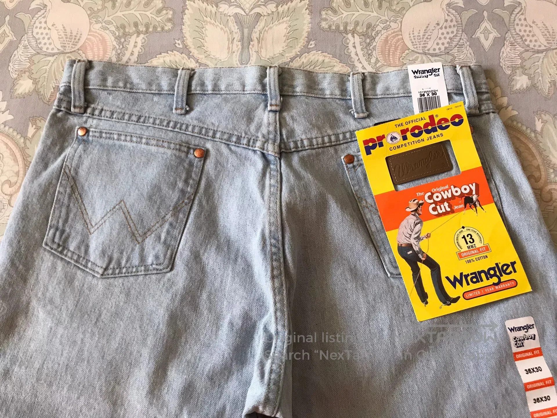 Wrangler Wrangler 13MWZ Jeans W36L30. Size US 36 / EU 52 - 5 Thumbnail