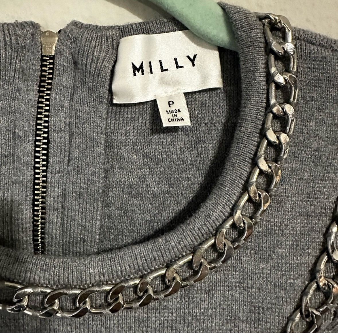 MILLY Knit chain, body con dress Size S / US 4 / IT 40 - 2 Thumbnail