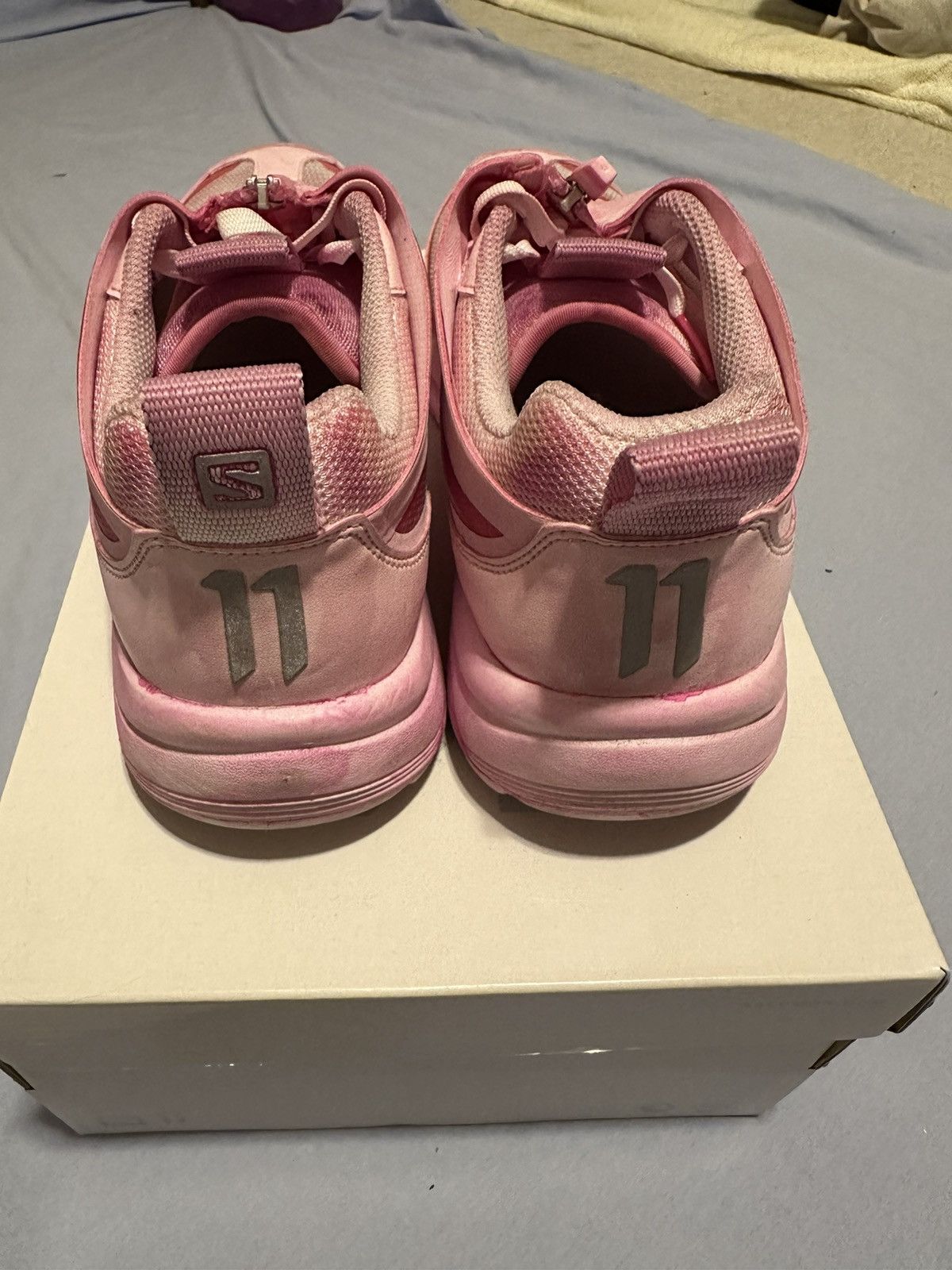 11 By Boris Bidjan Saberi × Salomon 11 by BBS X Salomon Bamba 2 Low Pink Panther Size US 8.5 / EU 41-42 - 3 Thumbnail