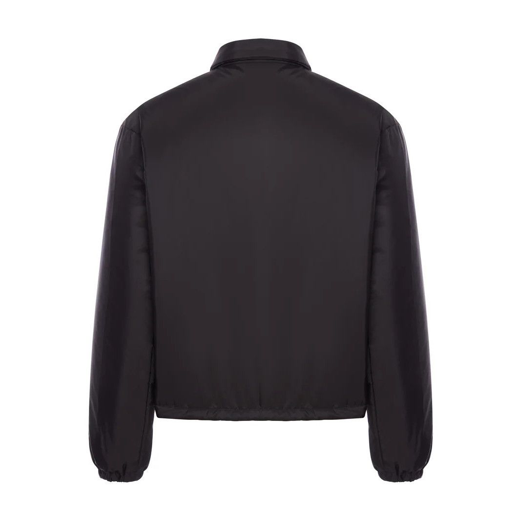 Prada PRADA Black Re-Nylon Bomber Jacket New & Authentic (Men's si Size US XL / EU 56 / 4 - 2 Thumbnail