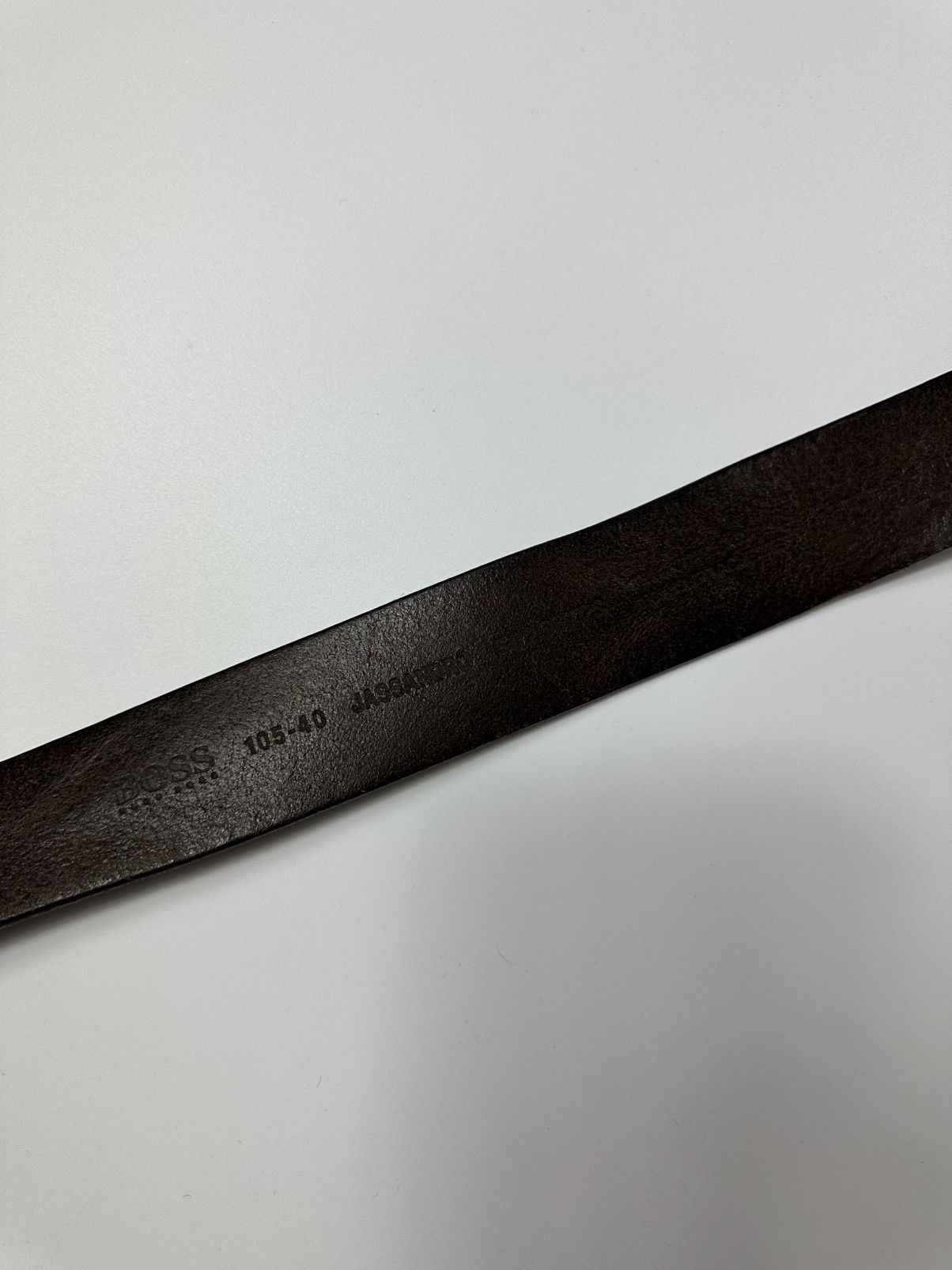 Hugo Boss Vintage Hugo Boss Leather Cow Belt 125 Size Brown Size ONE SIZE - 8 Thumbnail