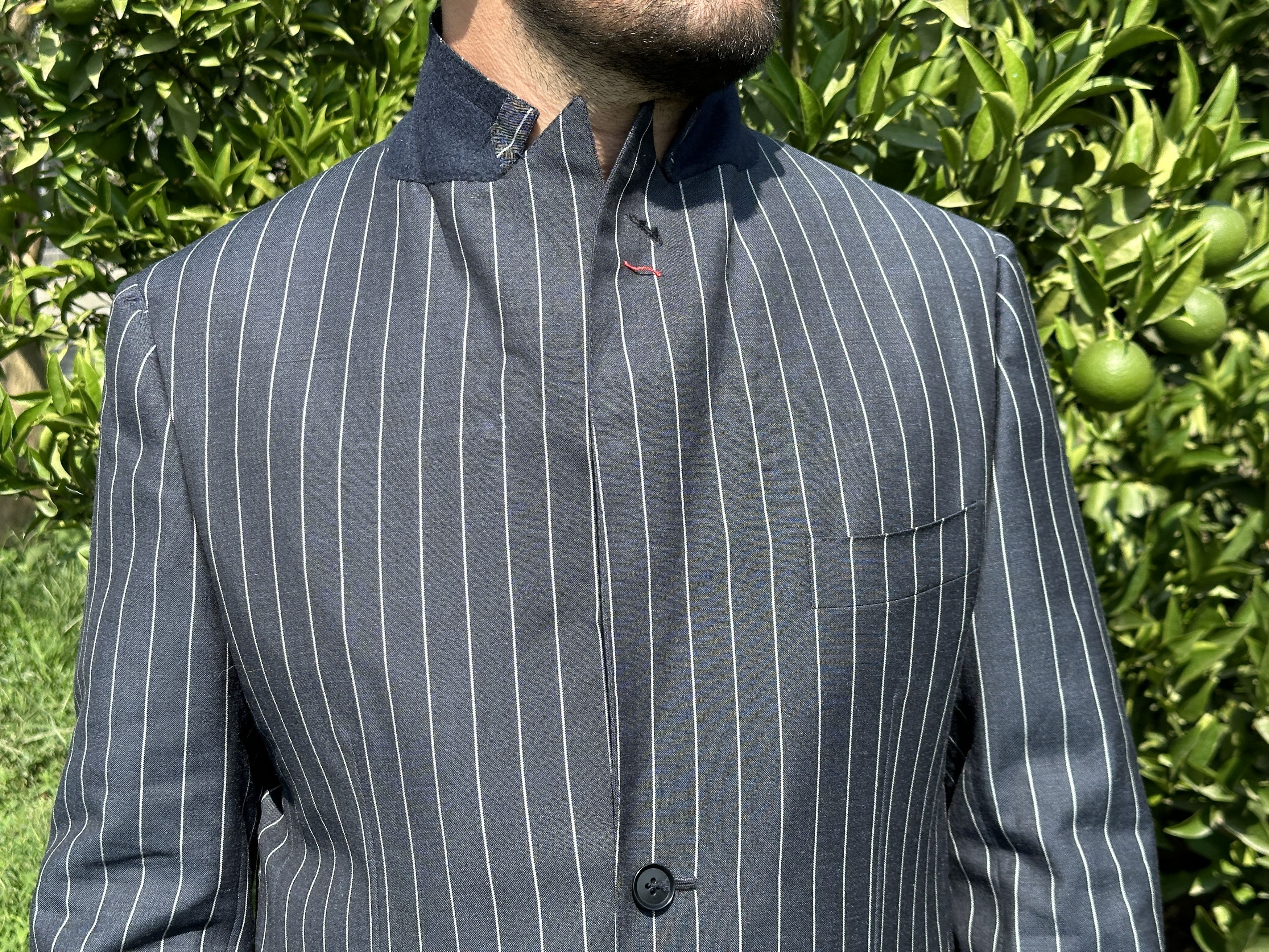 Isaia Isaia Napoli Royal Blazer Suit Formal Striped Jacket Size 52 Size 52R - 10 Thumbnail